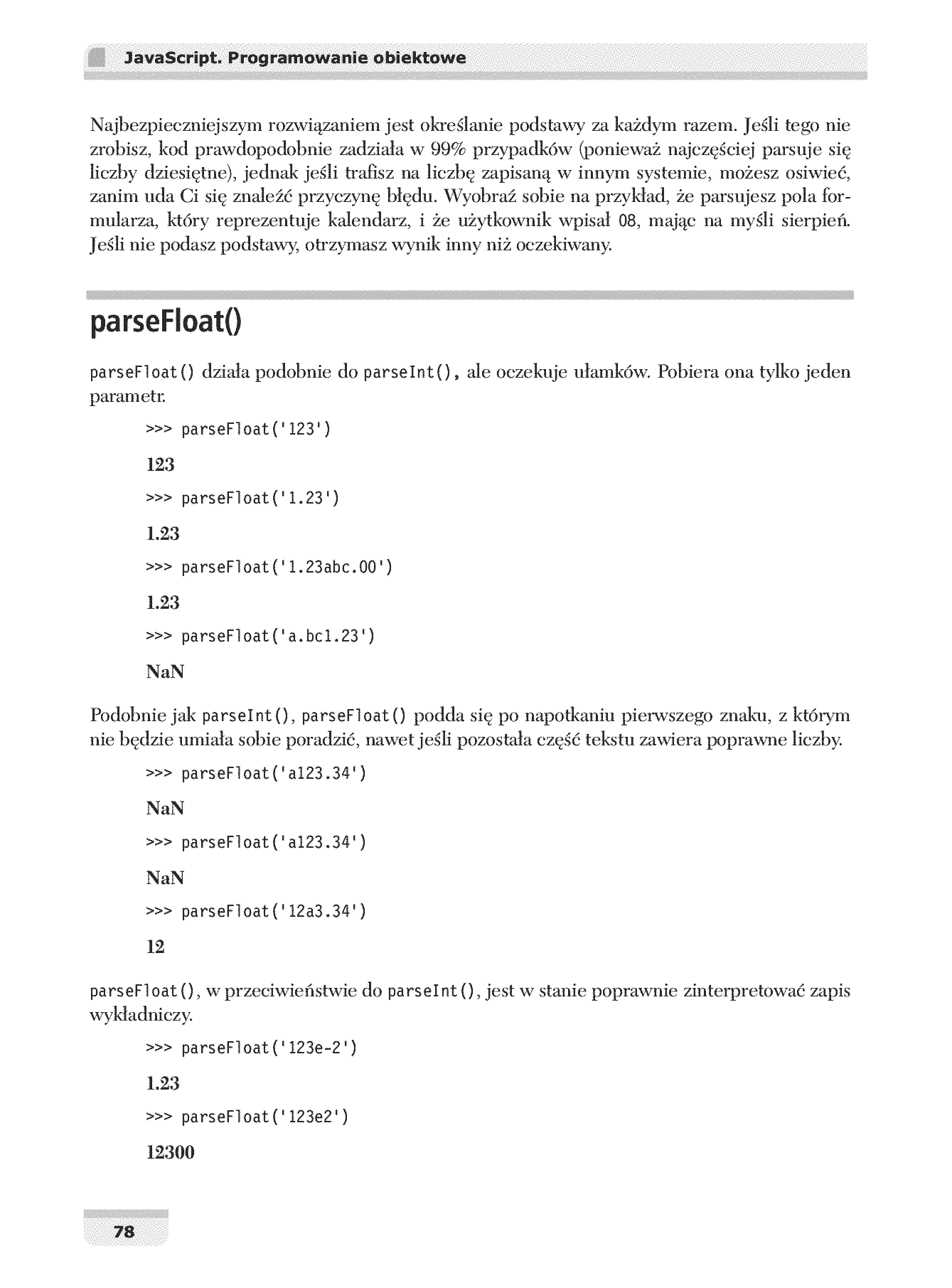 Fragment „JavaScript. Programowanie obiektowe” — strona 14 z 30