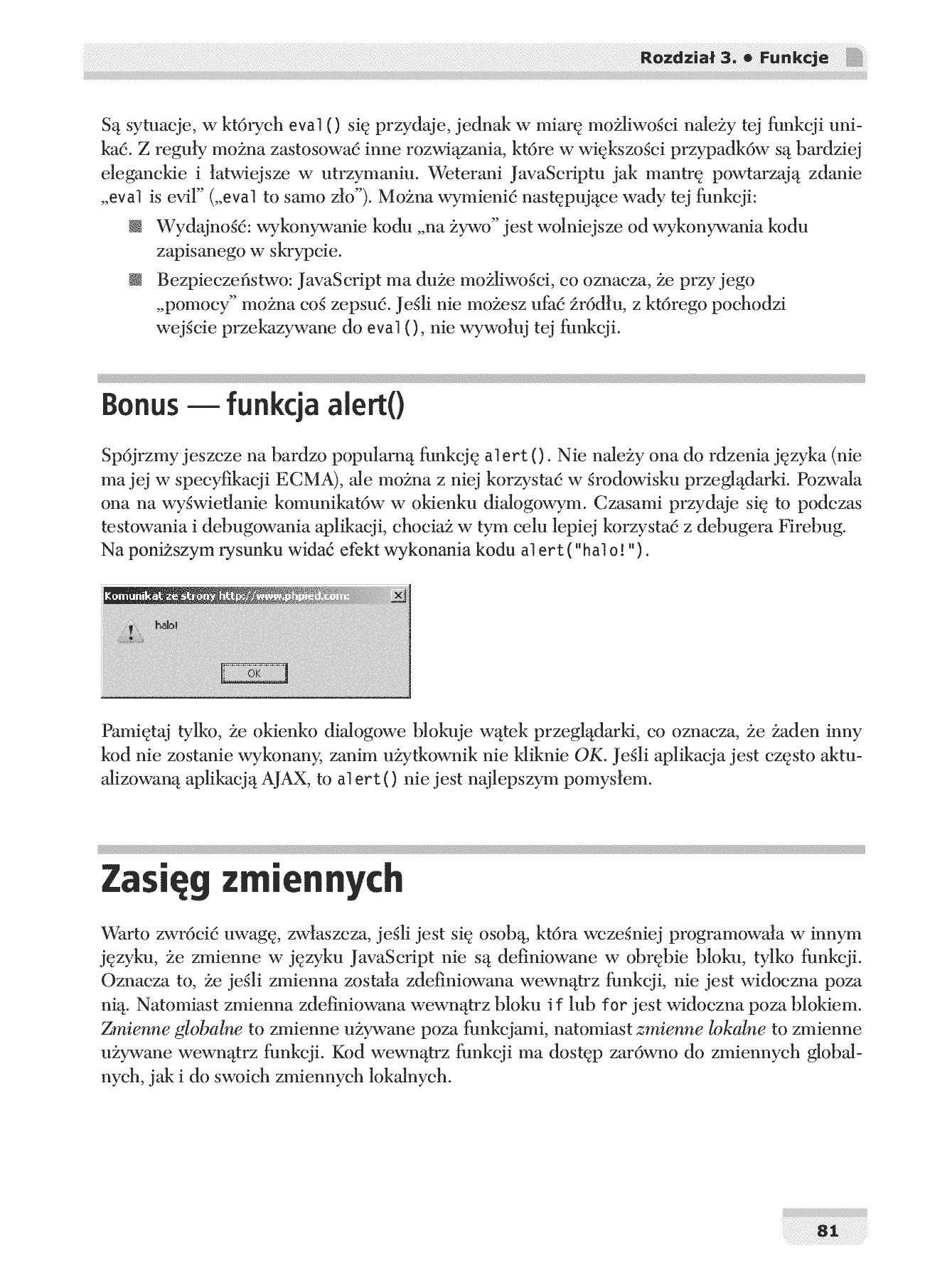 Fragment „JavaScript. Programowanie obiektowe” — strona 17 z 30