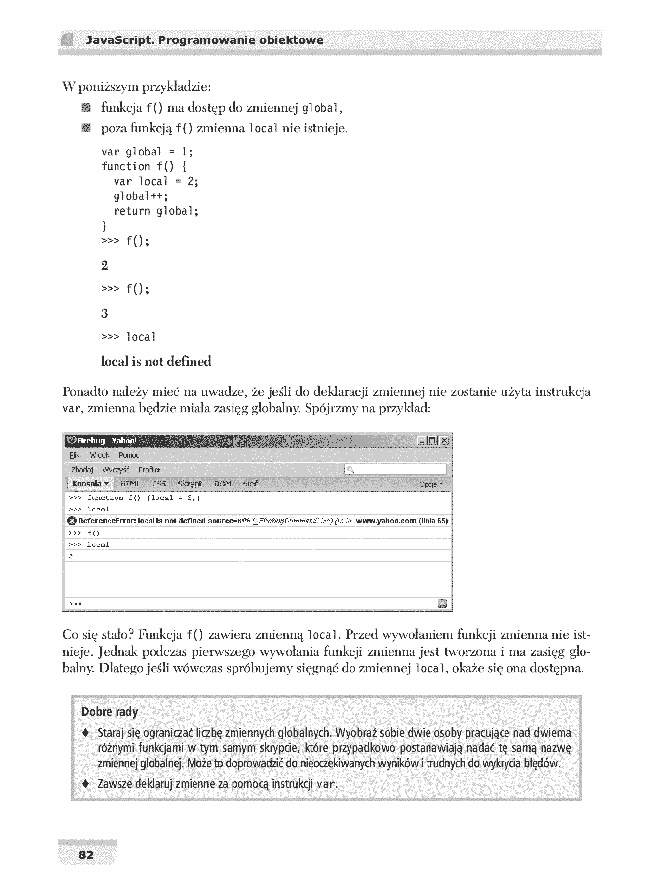 Fragment „JavaScript. Programowanie obiektowe” — strona 18 z 30