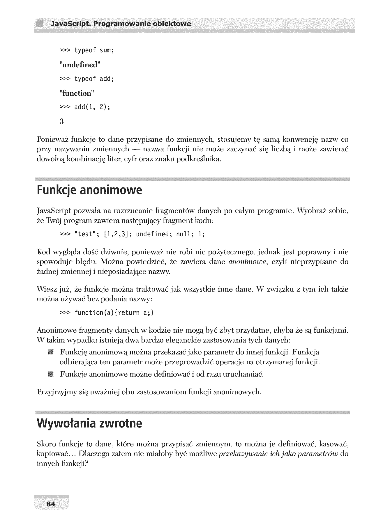 Fragment „JavaScript. Programowanie obiektowe” — strona 20 z 30
