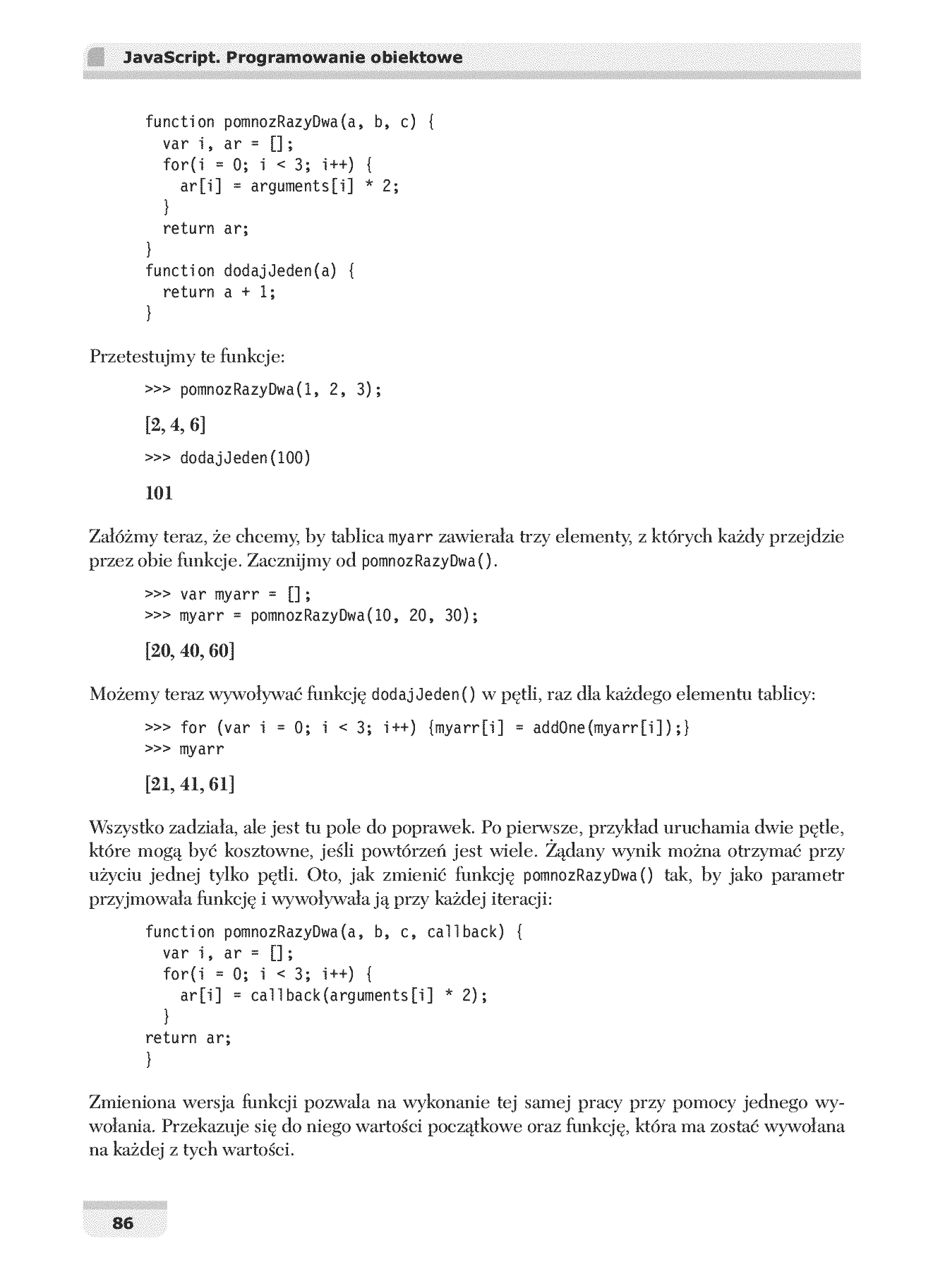 Fragment „JavaScript. Programowanie obiektowe” — strona 22 z 30