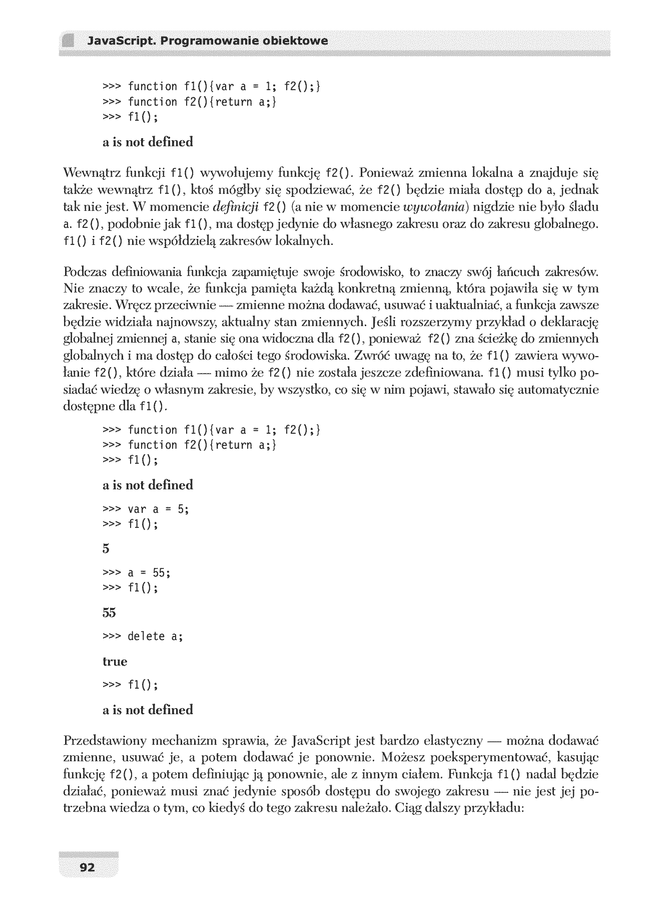 Fragment „JavaScript. Programowanie obiektowe” — strona 28 z 30