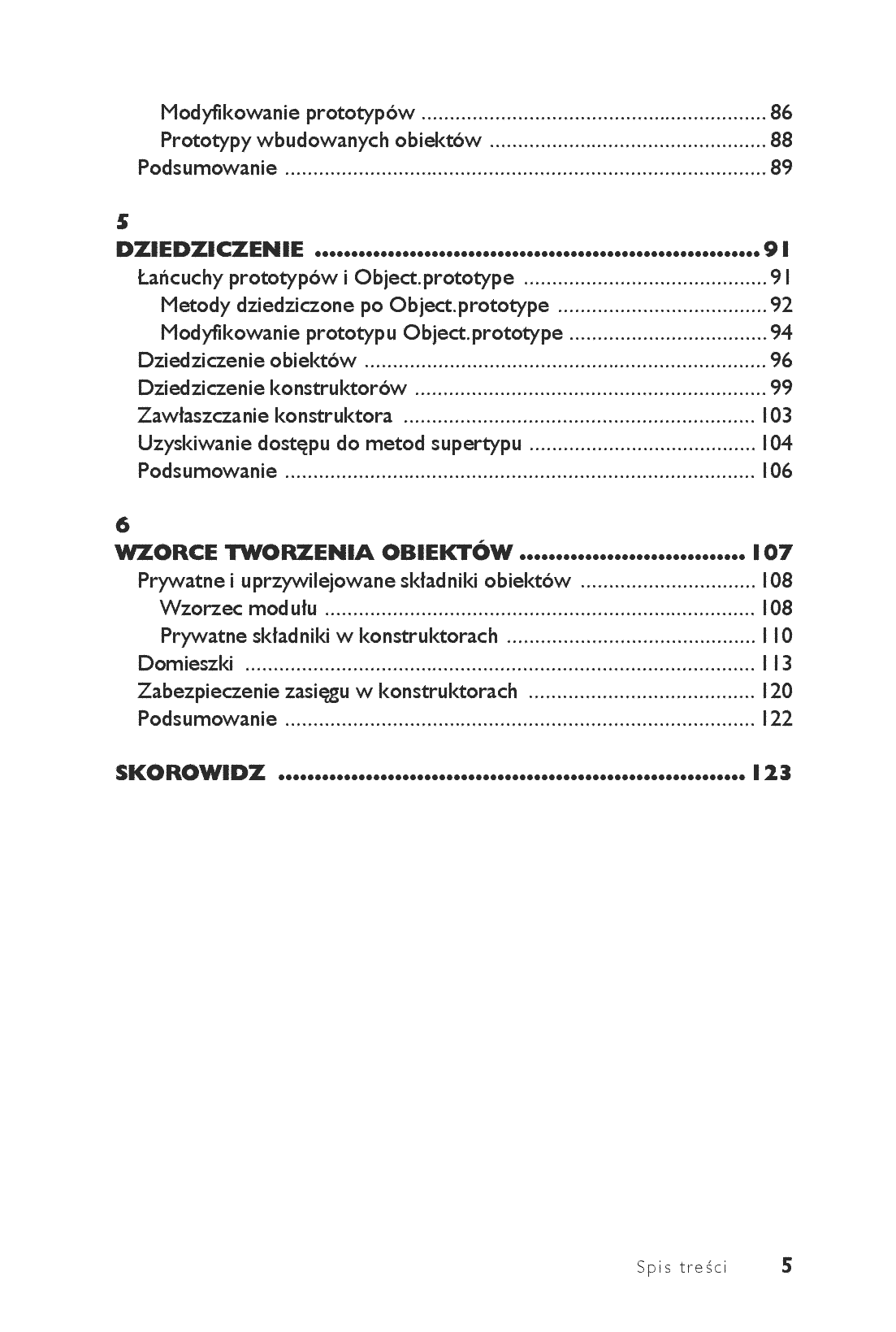 Fragment „JavaScript. Zasady programowania obiektowego” — strona 5 z 30
