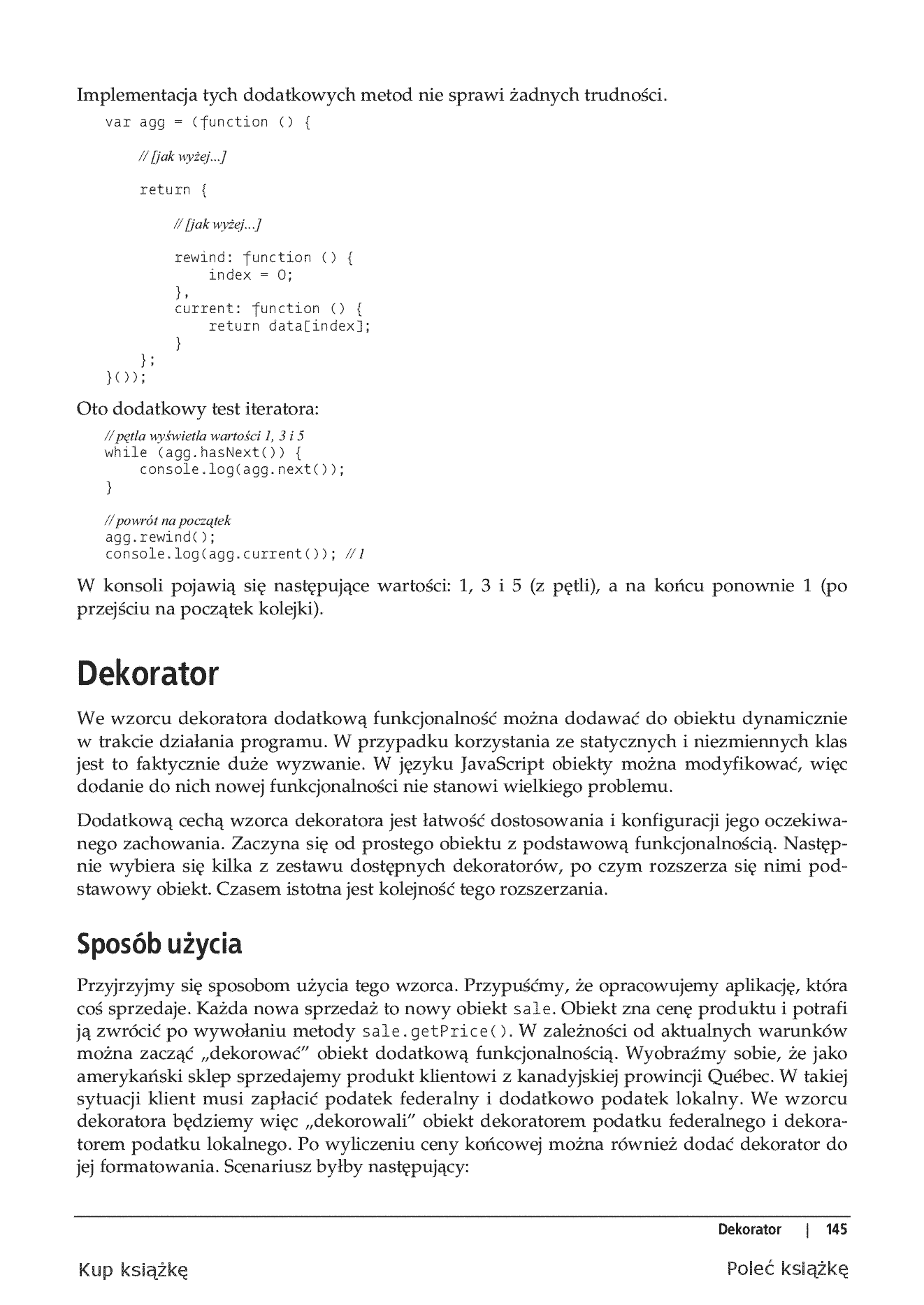 Fragment „JavaScript. Wzorce” — strona 17 z 30