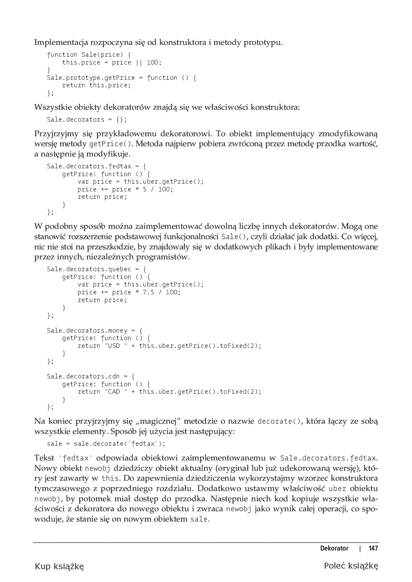 Fragment „JavaScript. Wzorce” — strona 19 z 30