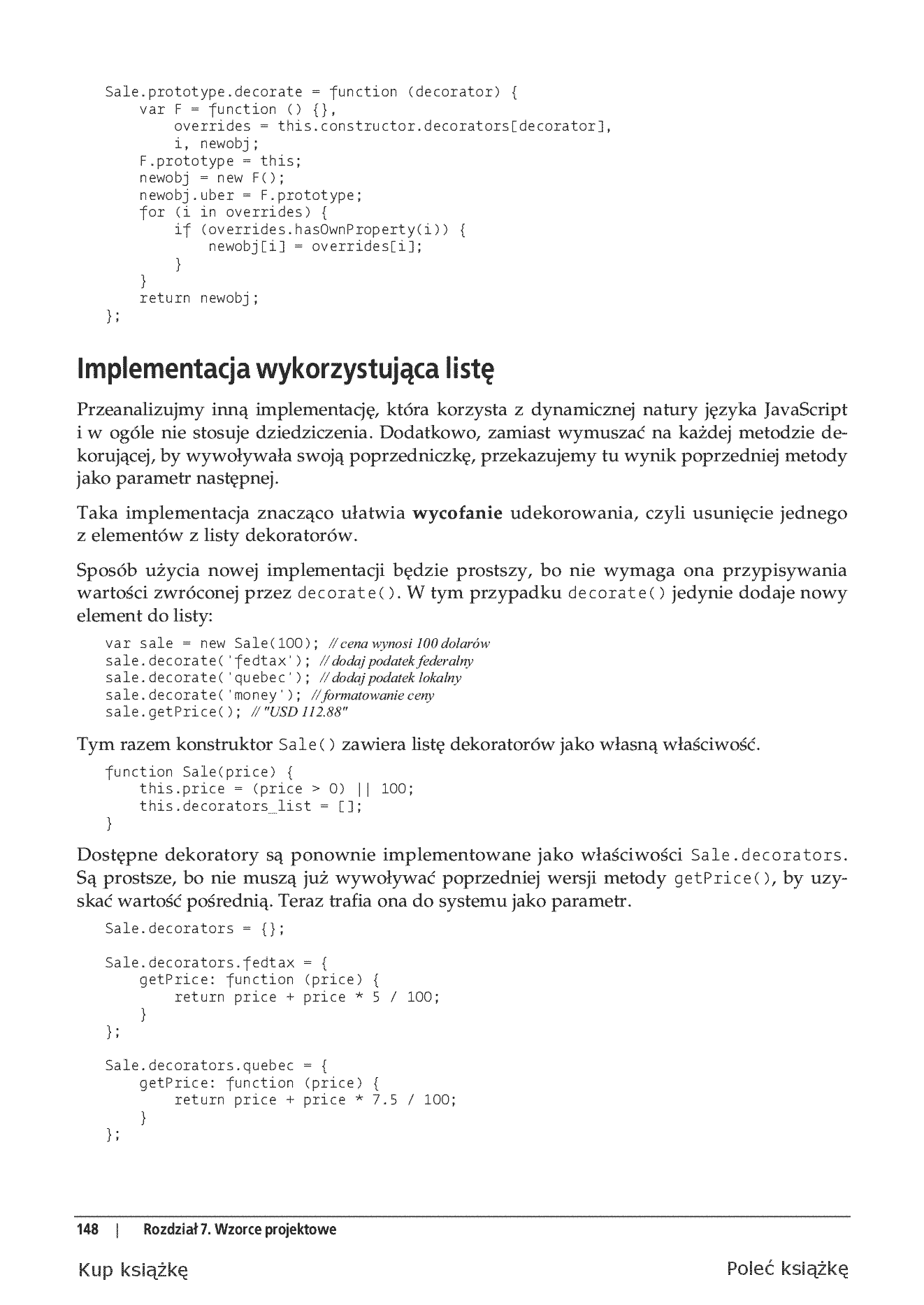 Fragment „JavaScript. Wzorce” — strona 20 z 30