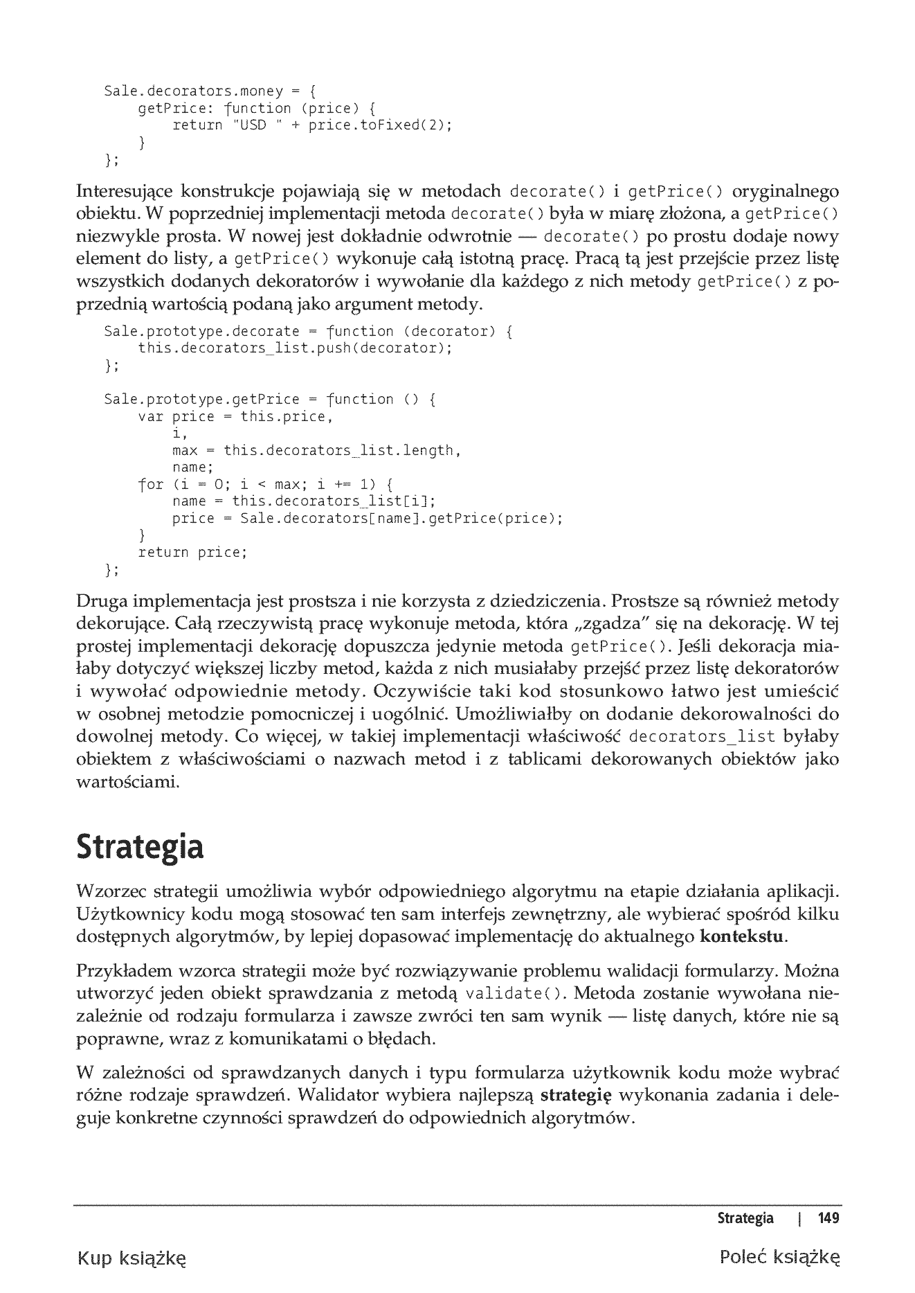 Fragment „JavaScript. Wzorce” — strona 21 z 30