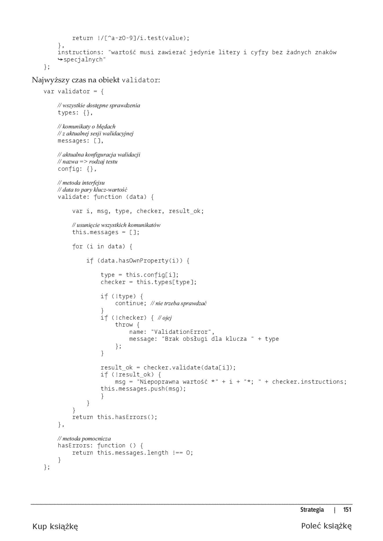 Fragment „JavaScript. Wzorce” — strona 23 z 30