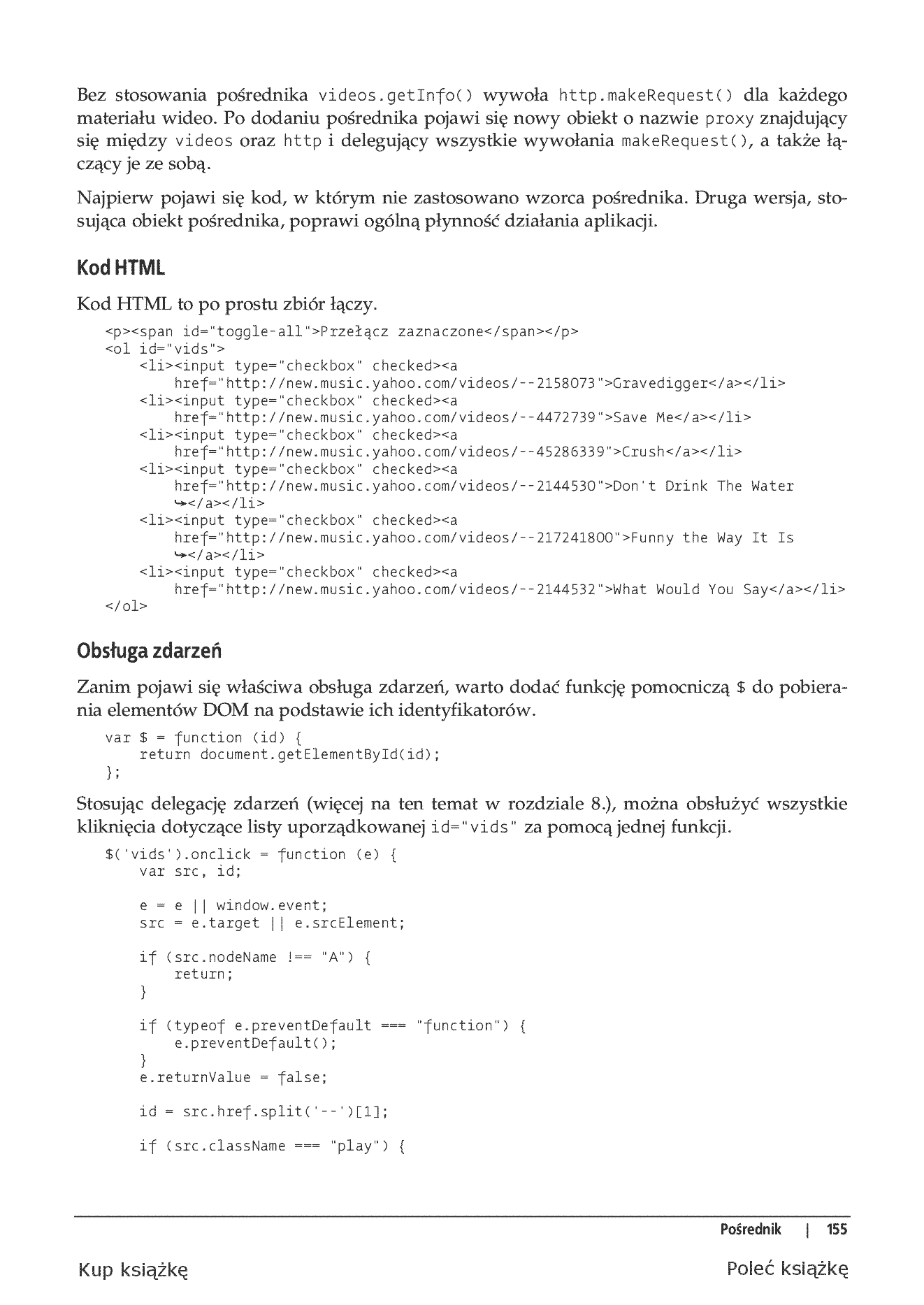 Fragment „JavaScript. Wzorce” — strona 27 z 30