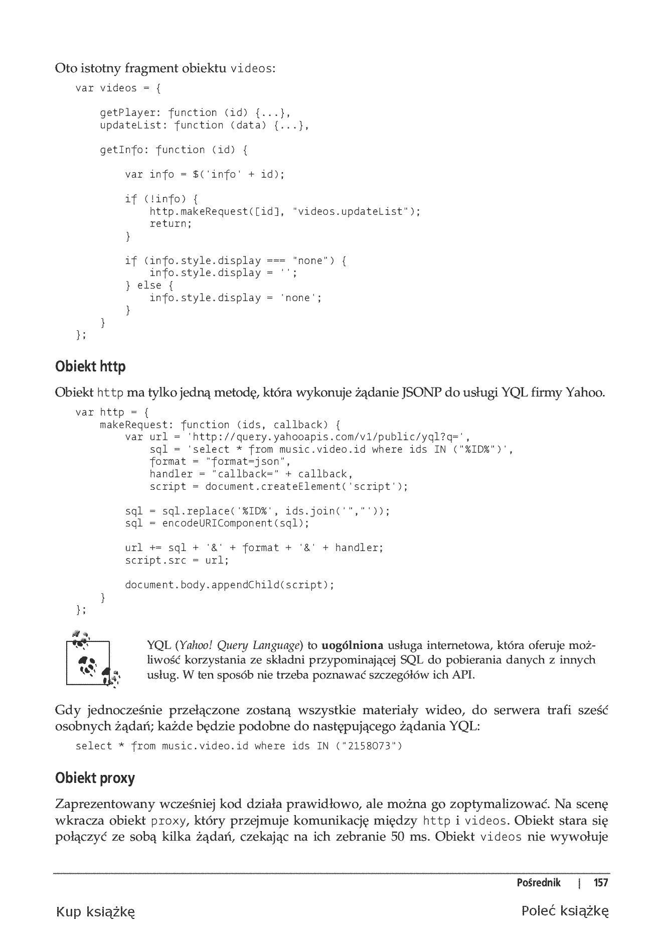 Fragment „JavaScript. Wzorce” — strona 29 z 30
