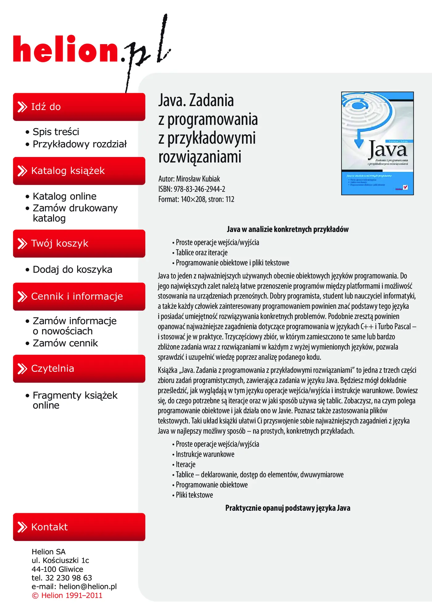 Fragment „Java. Zadania z programowania z przykładowymi rozwiązaniami” — strona 2 z 15