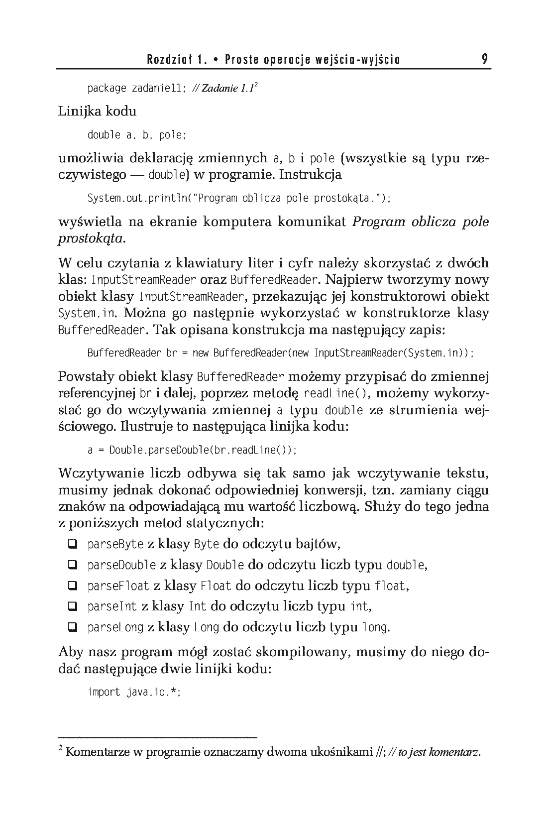 Fragment „Java. Zadania z programowania z przykładowymi rozwiązaniami” — strona 6 z 15