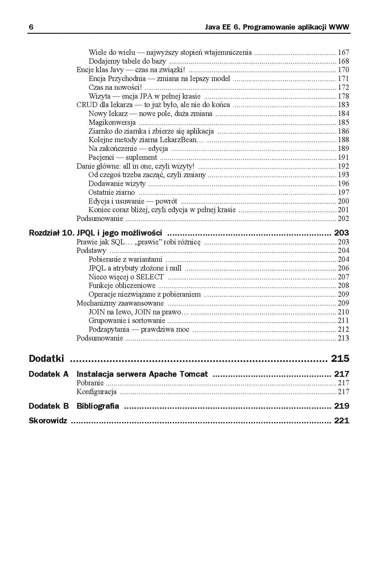 Fragment „Java EE 6. Programowanie aplikacji WWW” — strona 6 z 26