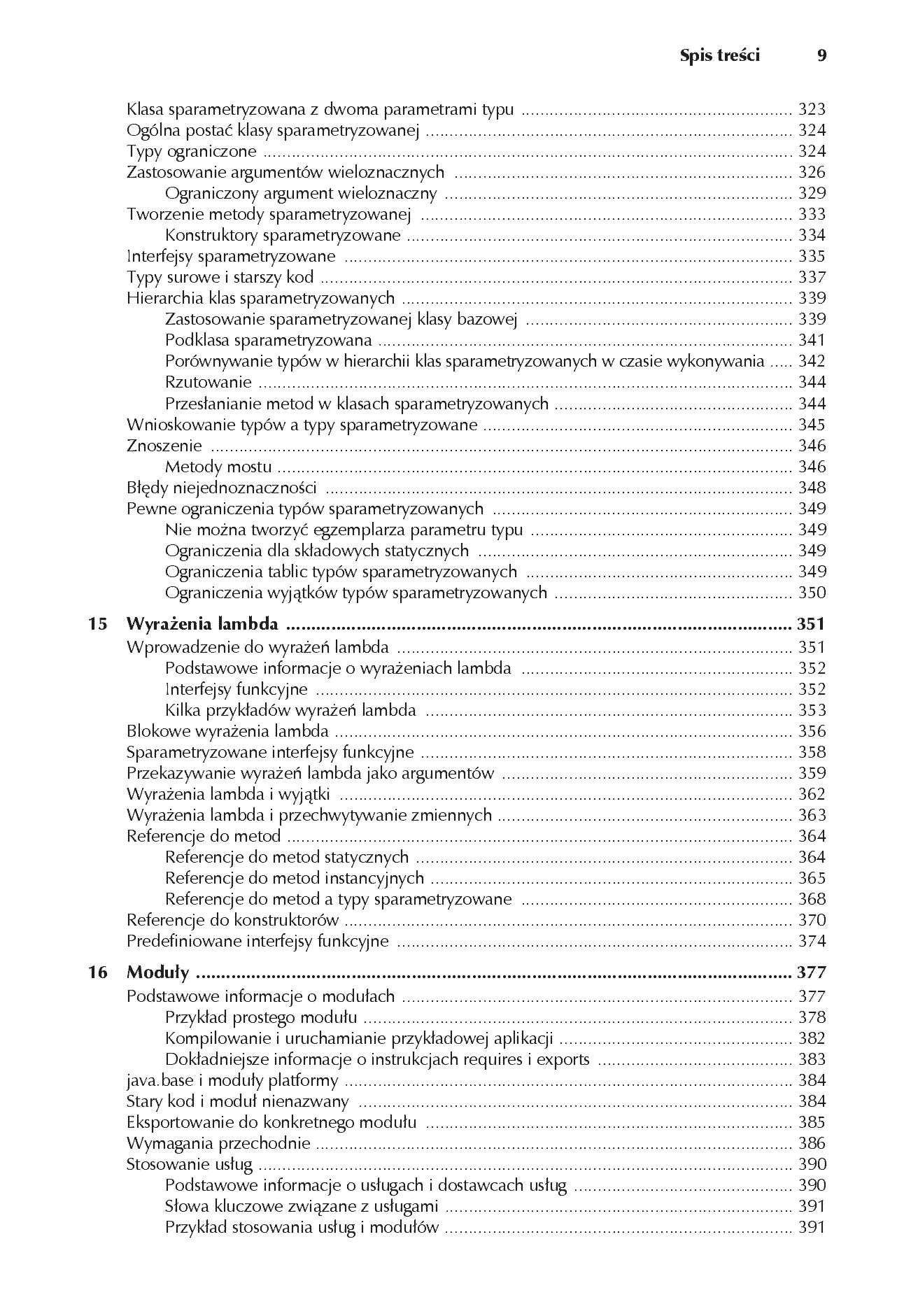 Fragment „Java. Kompendium programisty. Wydanie X” — strona 9 z 30