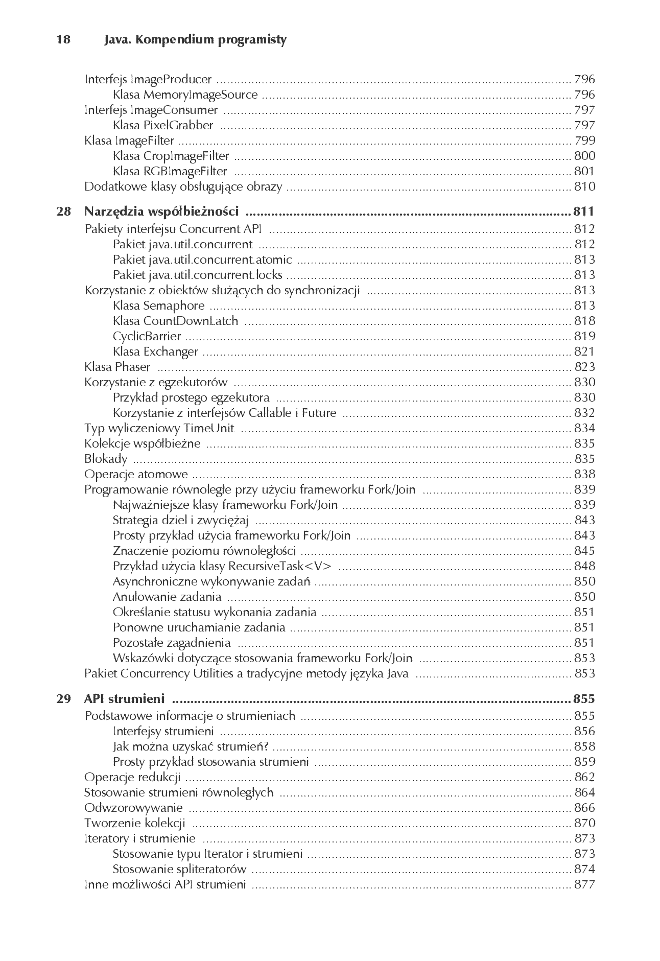 Fragment „Java. Kompendium programisty. Wydanie IX” — strona 18 z 30