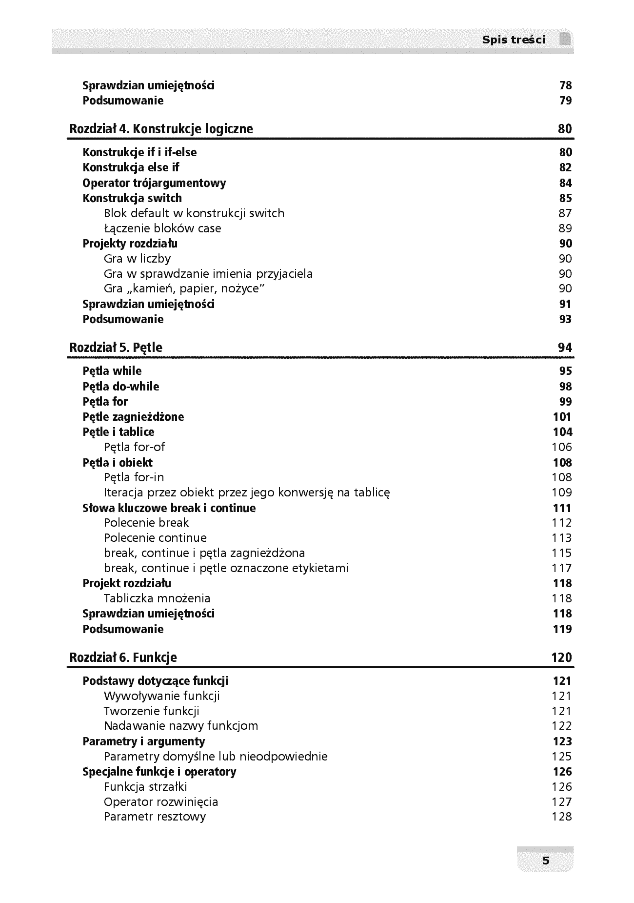 Fragment „JavaScript od pierwszej linii kodu. Błyskawiczna nauka pisania gier, stron WWW i aplikacji internetowych” — strona 5 z 30