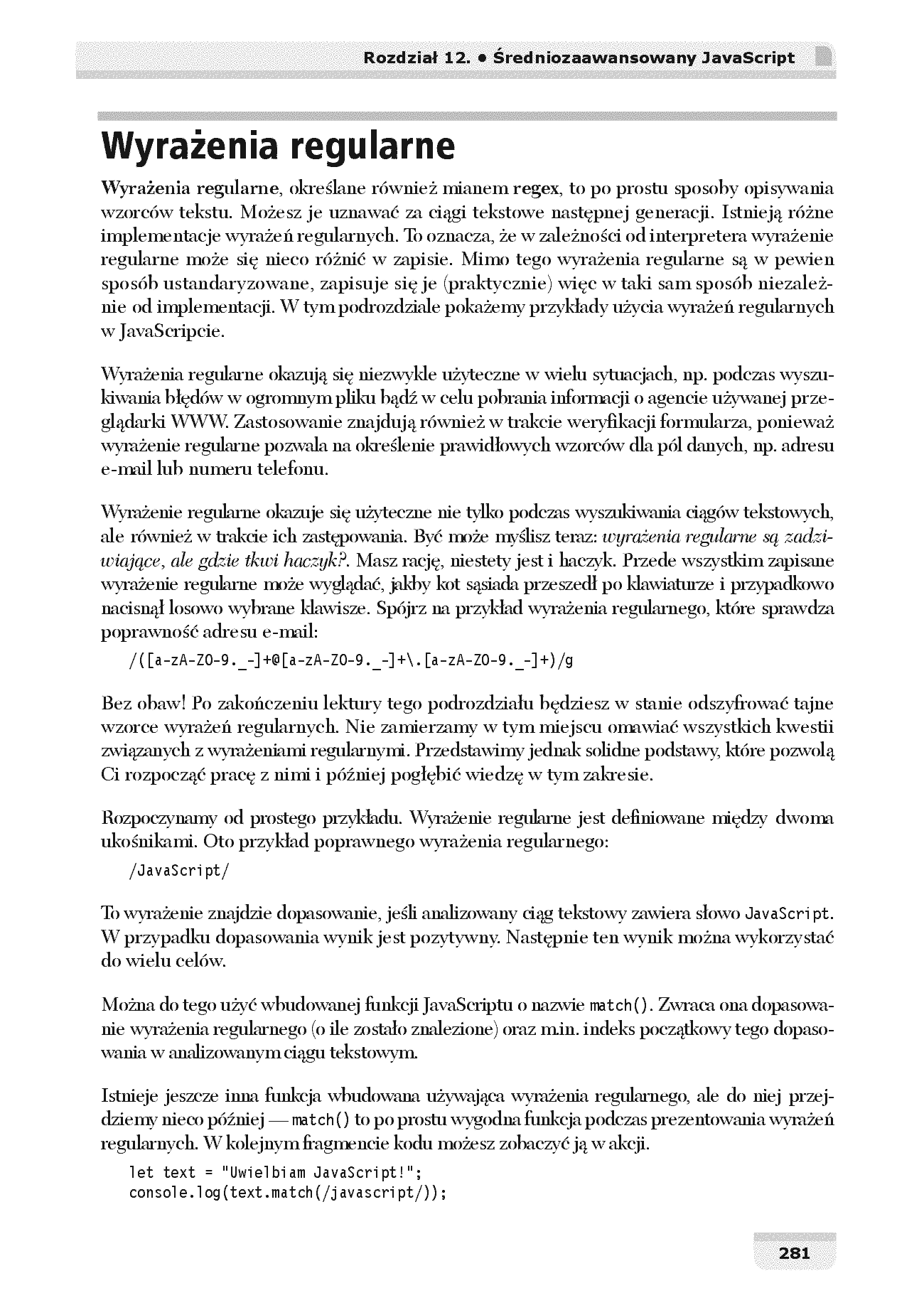 Fragment „JavaScript od pierwszej linii kodu. Błyskawiczna nauka pisania gier, stron WWW i aplikacji internetowych” — strona 13 z 30