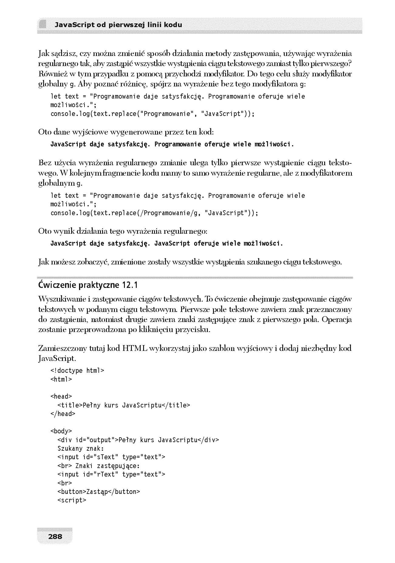 Fragment „JavaScript od pierwszej linii kodu. Błyskawiczna nauka pisania gier, stron WWW i aplikacji internetowych” — strona 20 z 30