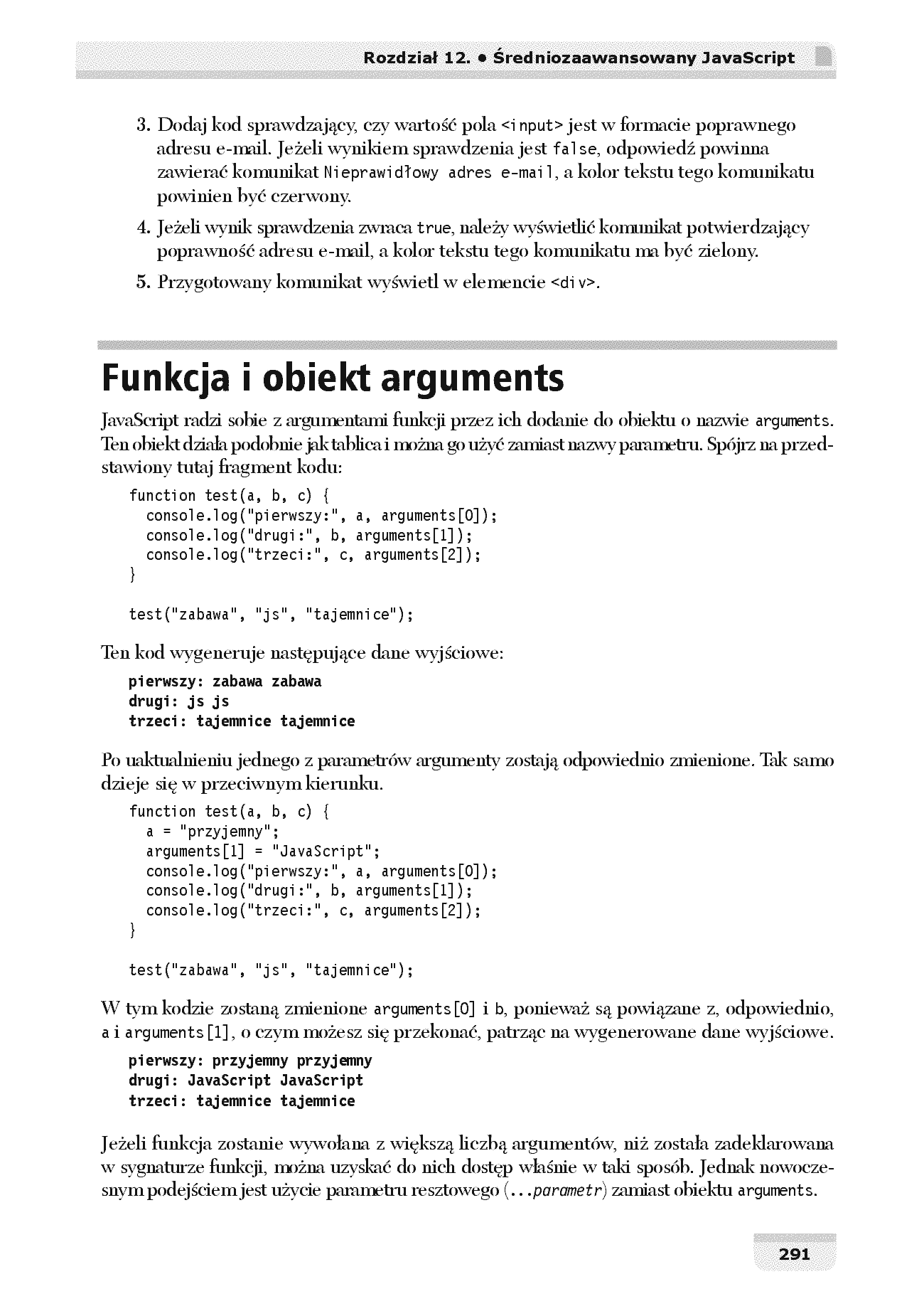 Fragment „JavaScript od pierwszej linii kodu. Błyskawiczna nauka pisania gier, stron WWW i aplikacji internetowych” — strona 23 z 30