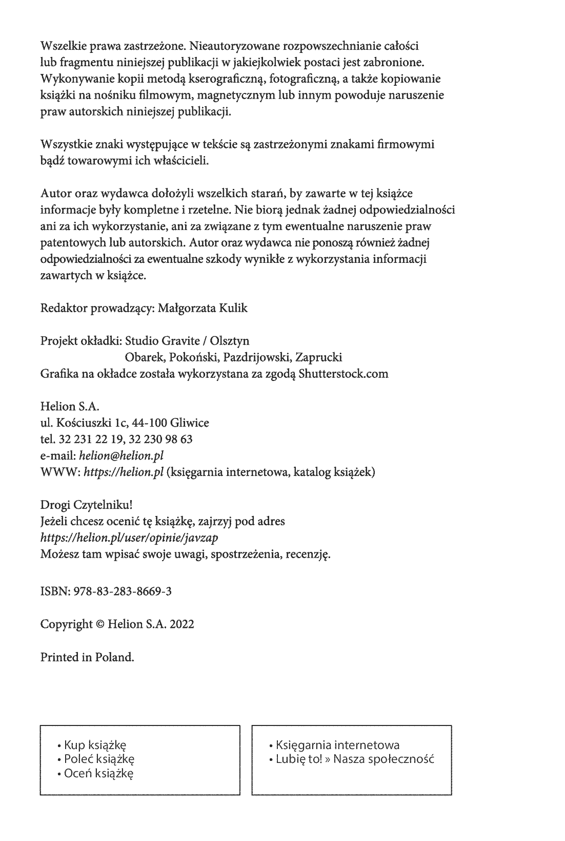 Fragment „Java. Zadania z programowania. Przykładowe imperatywne rozwiązania” — strona 2 z 20
