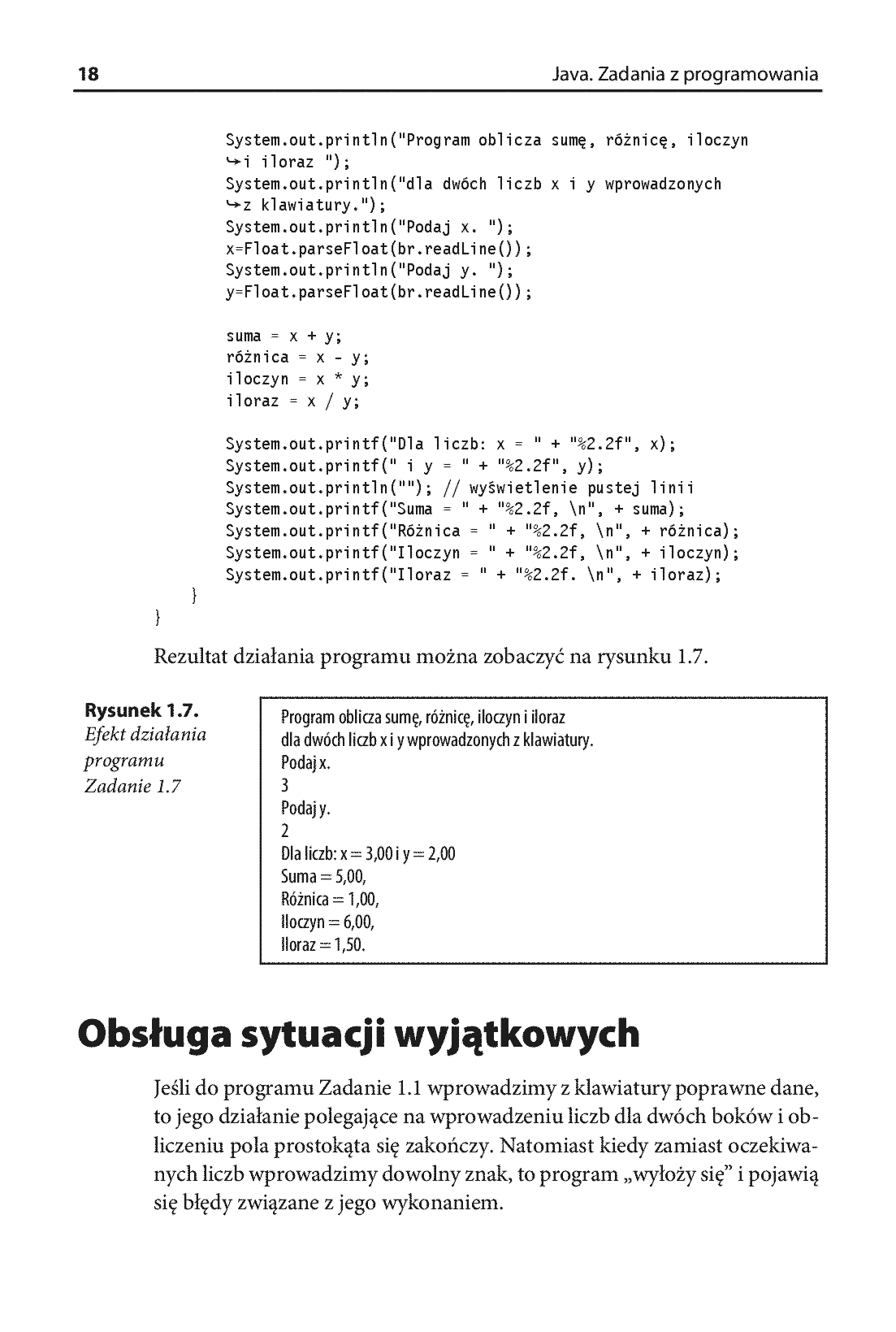 Fragment „Java. Zadania z programowania. Przykładowe imperatywne rozwiązania” — strona 14 z 20