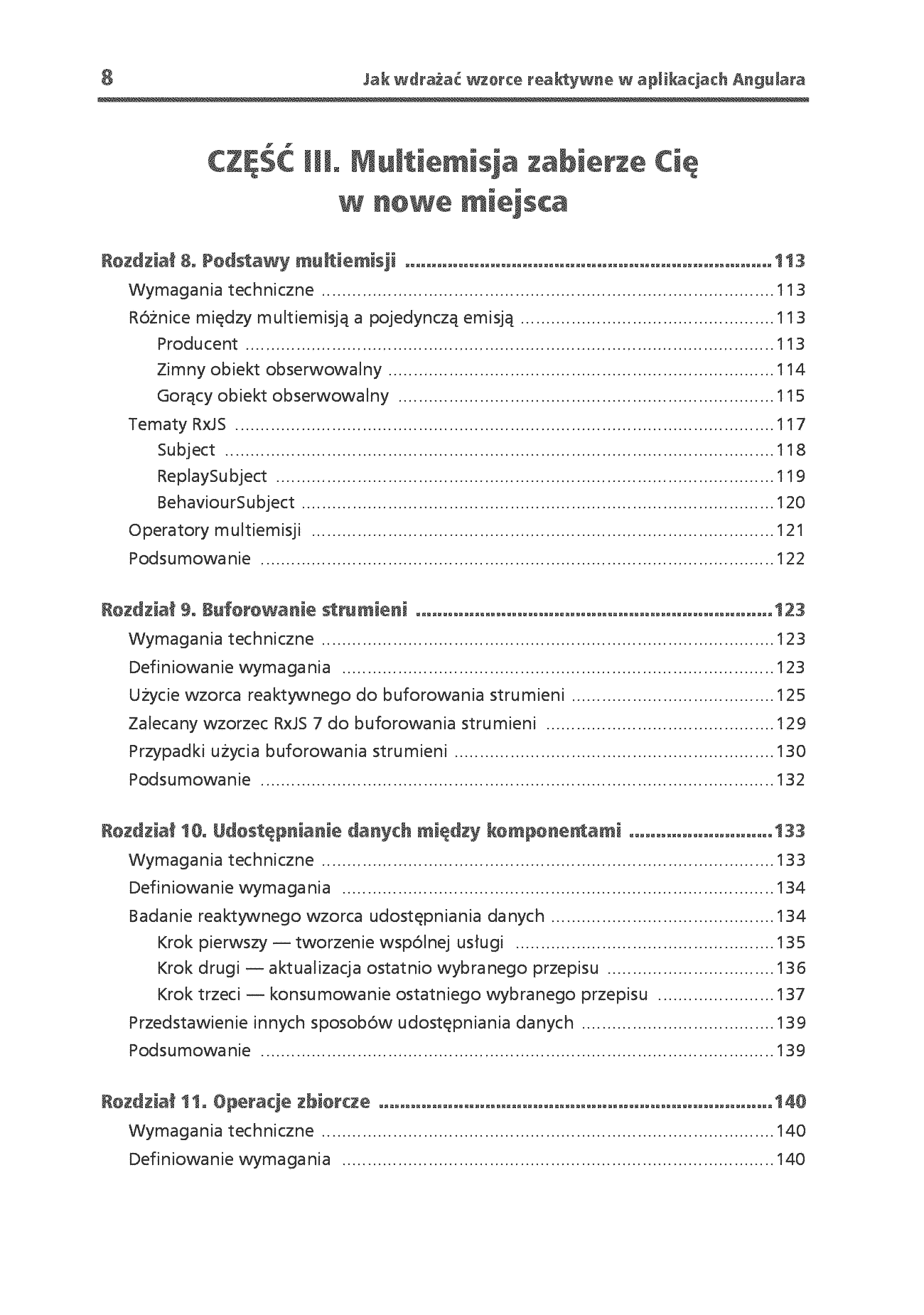 Fragment „Jak wdrażać wzorce reaktywne w aplikacjach Angulara. Przewodnik po RxJS 7” — strona 6 z 30