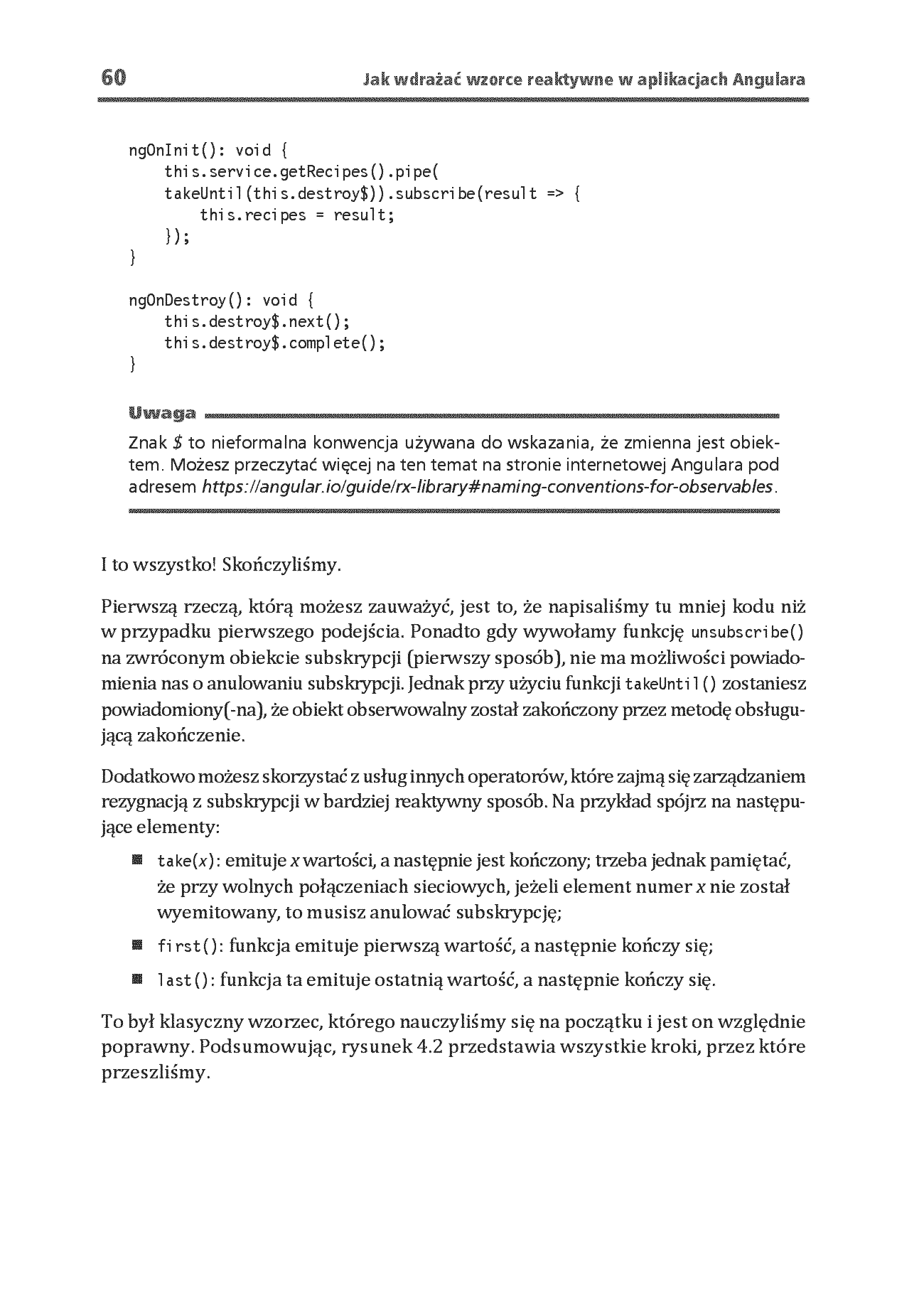 Fragment „Jak wdrażać wzorce reaktywne w aplikacjach Angulara. Przewodnik po RxJS 7” — strona 16 z 30