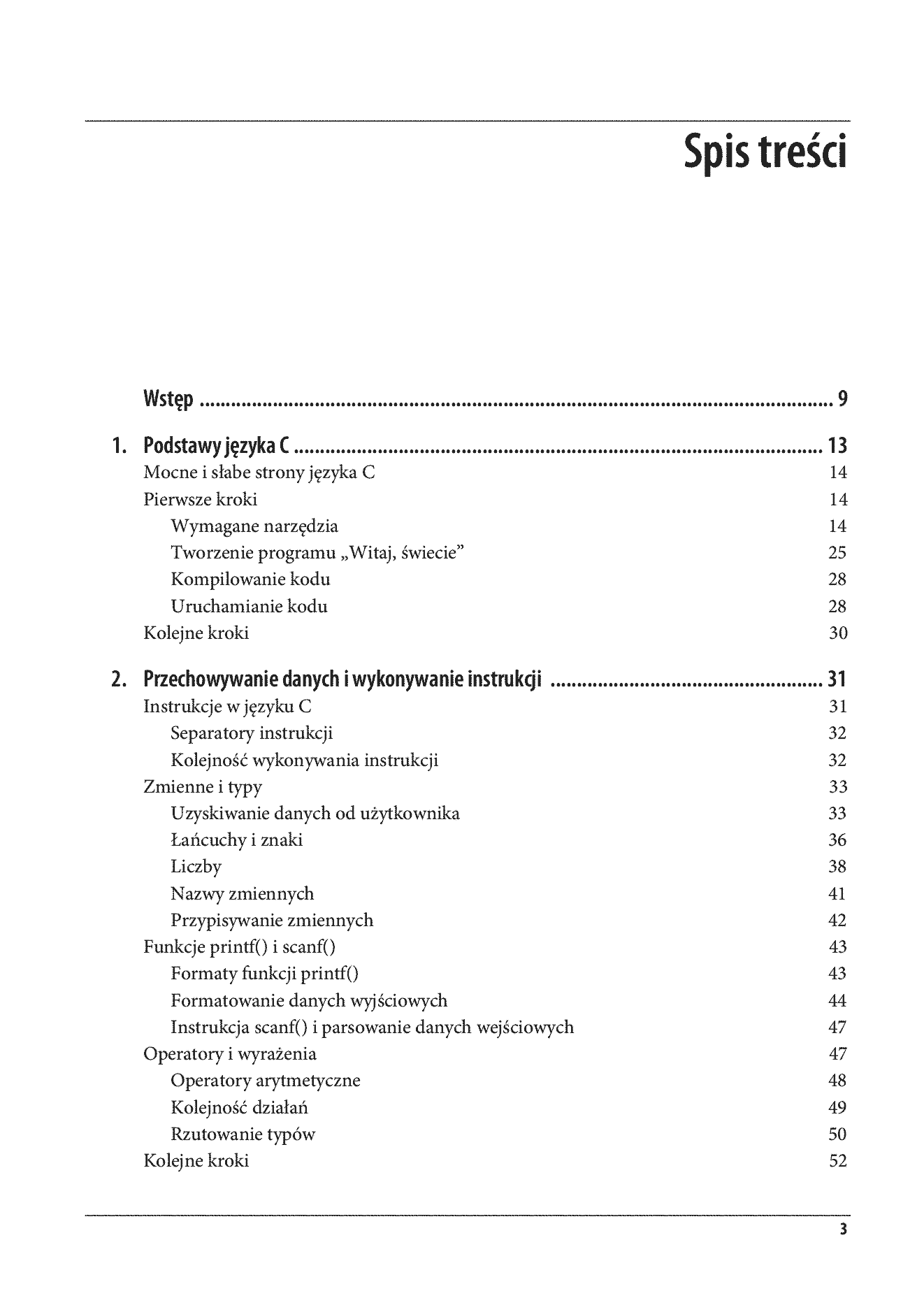Fragment „Język C dla małych urządzeń. Krótki kod o wielkich możliwościach” — strona 3 z 30