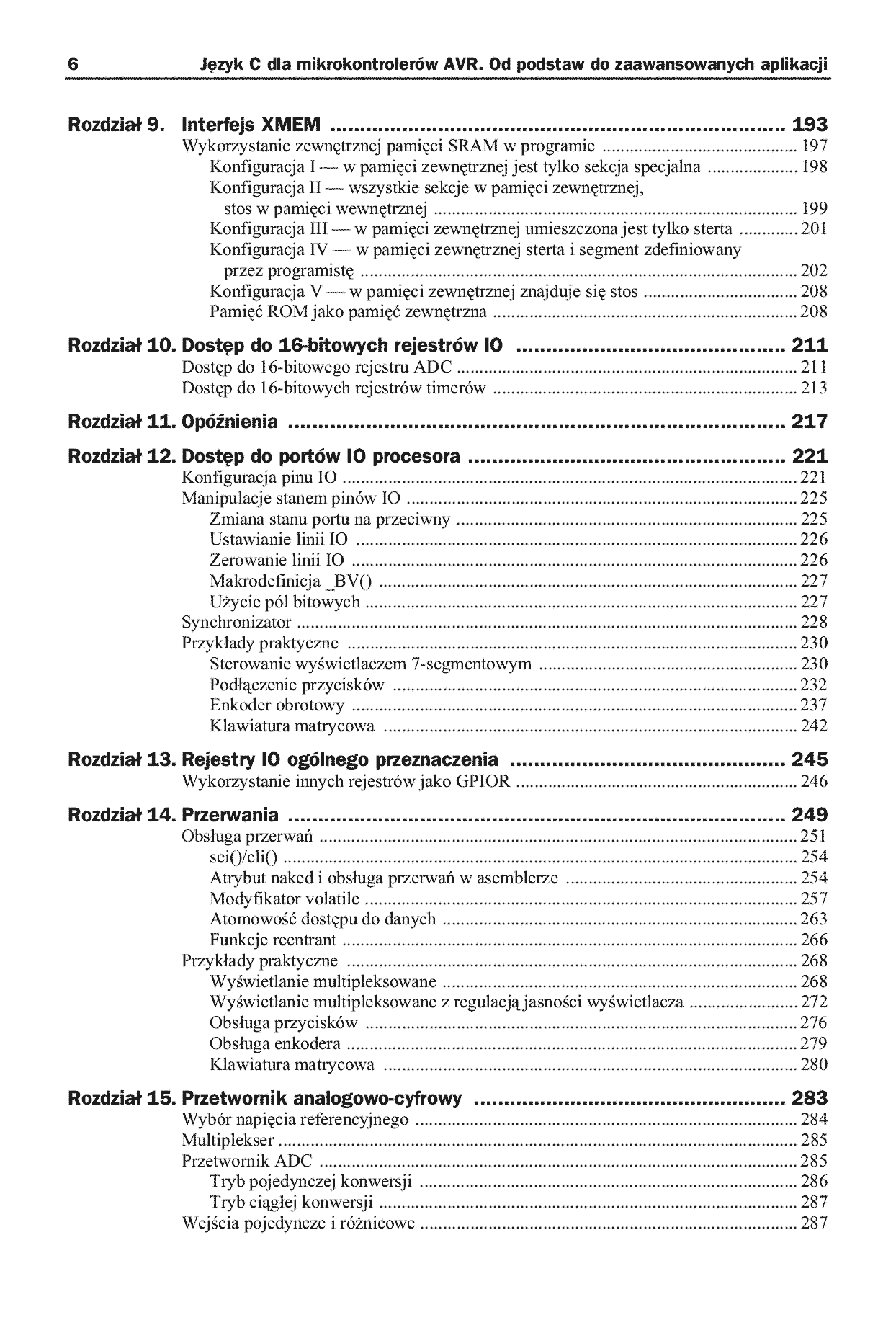 Fragment „Język C dla mikrokontrolerów AVR. Od podstaw do zaawansowanych aplikacji” — strona 6 z 30