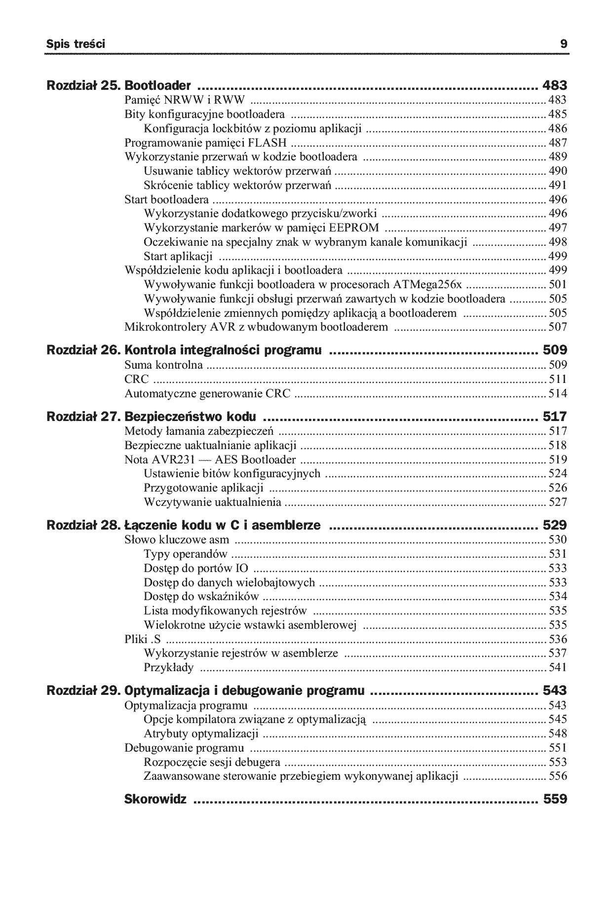 Fragment „Język C dla mikrokontrolerów AVR. Od podstaw do zaawansowanych aplikacji” — strona 9 z 30
