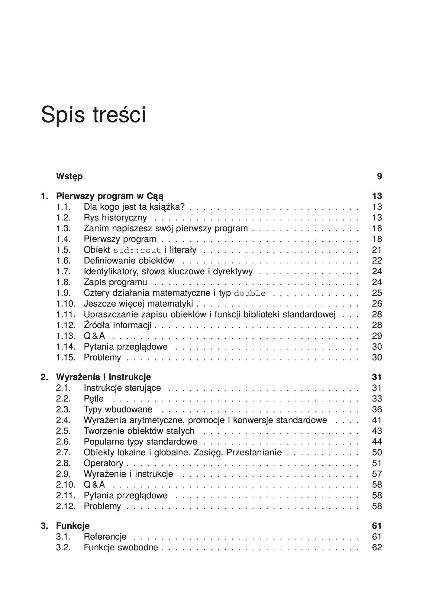 Fragment „Język C++. Pierwsze starcie” — strona 2 z 21