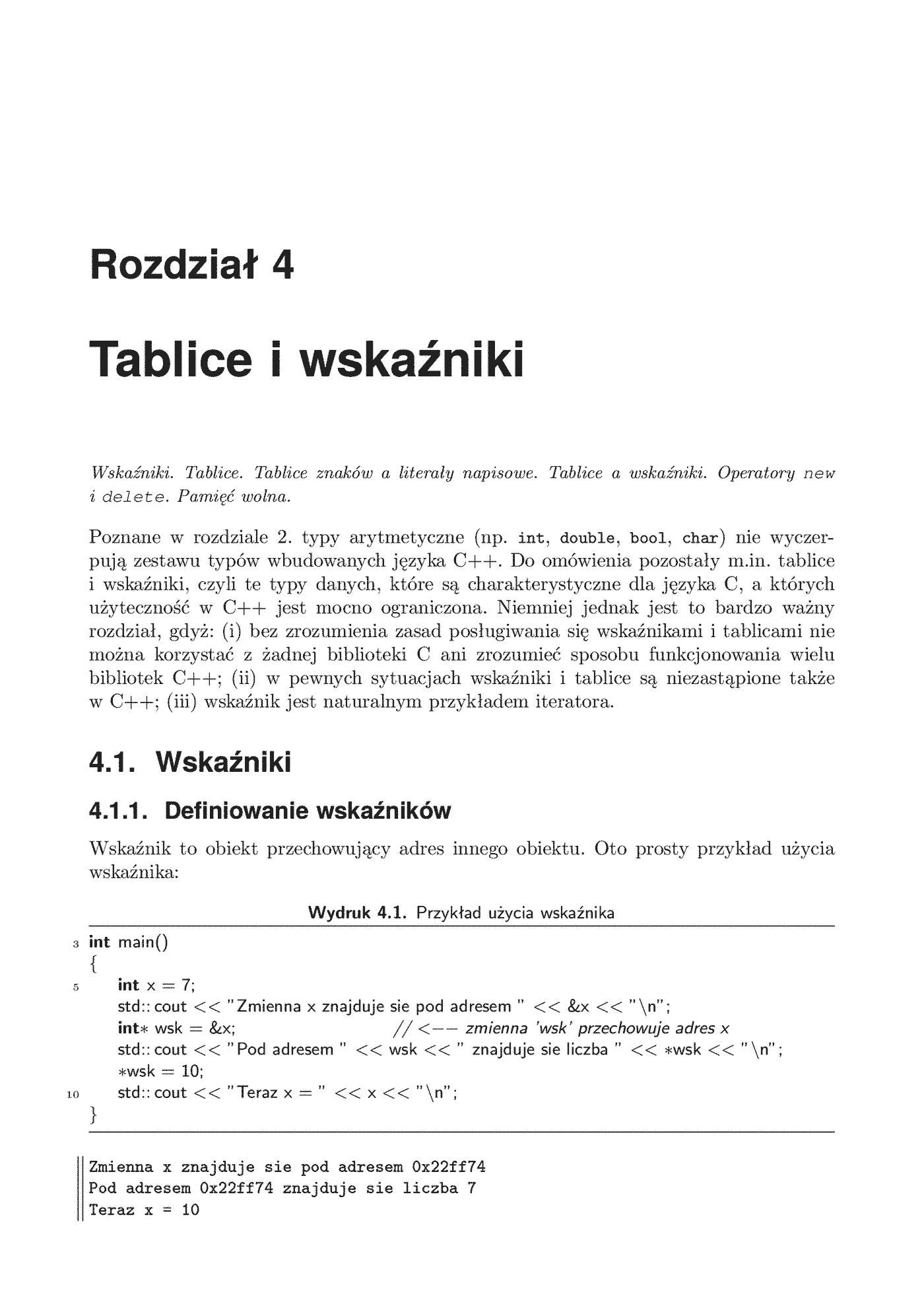 Fragment „Język C++. Pierwsze starcie” — strona 6 z 21