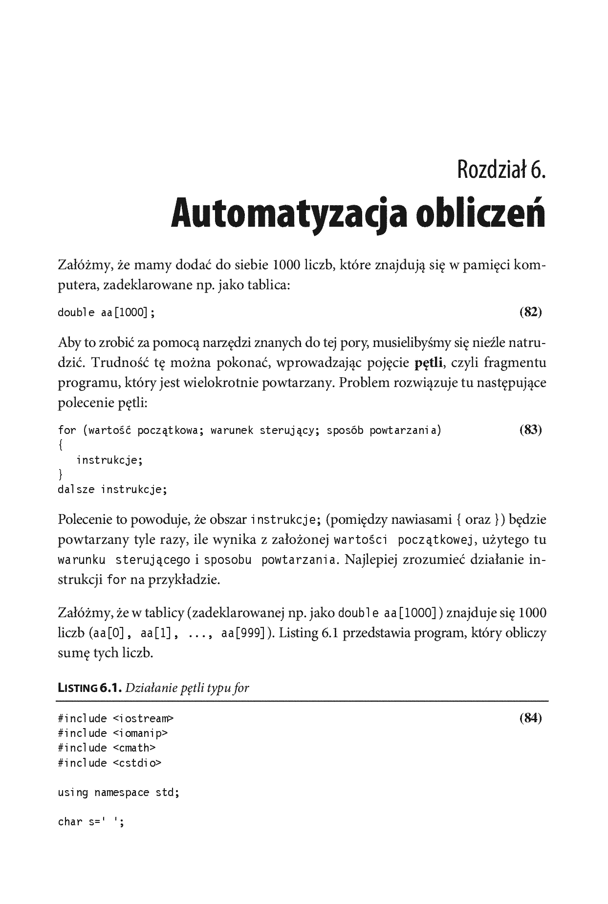 Fragment „Wprowadzenie do C++” — strona 6 z 20