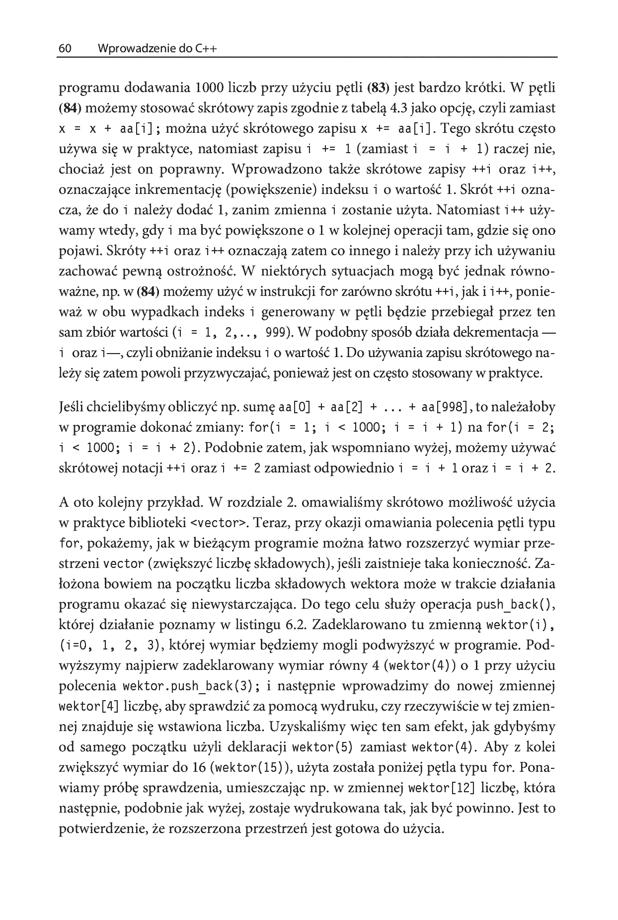 Fragment „Wprowadzenie do C++” — strona 8 z 20