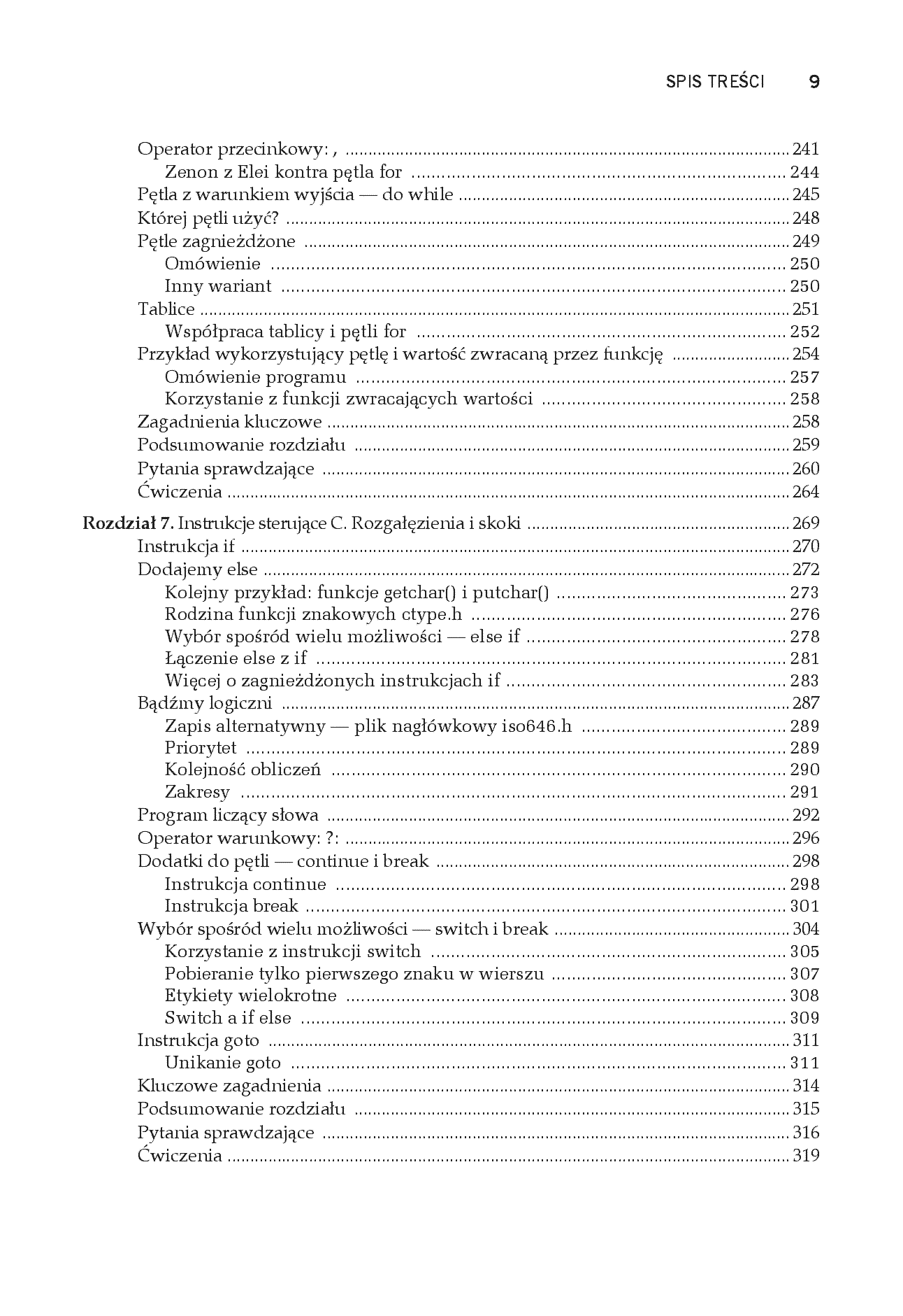Fragment „Język C. Szkoła programowania. Wydanie VI” — strona 7 z 30
