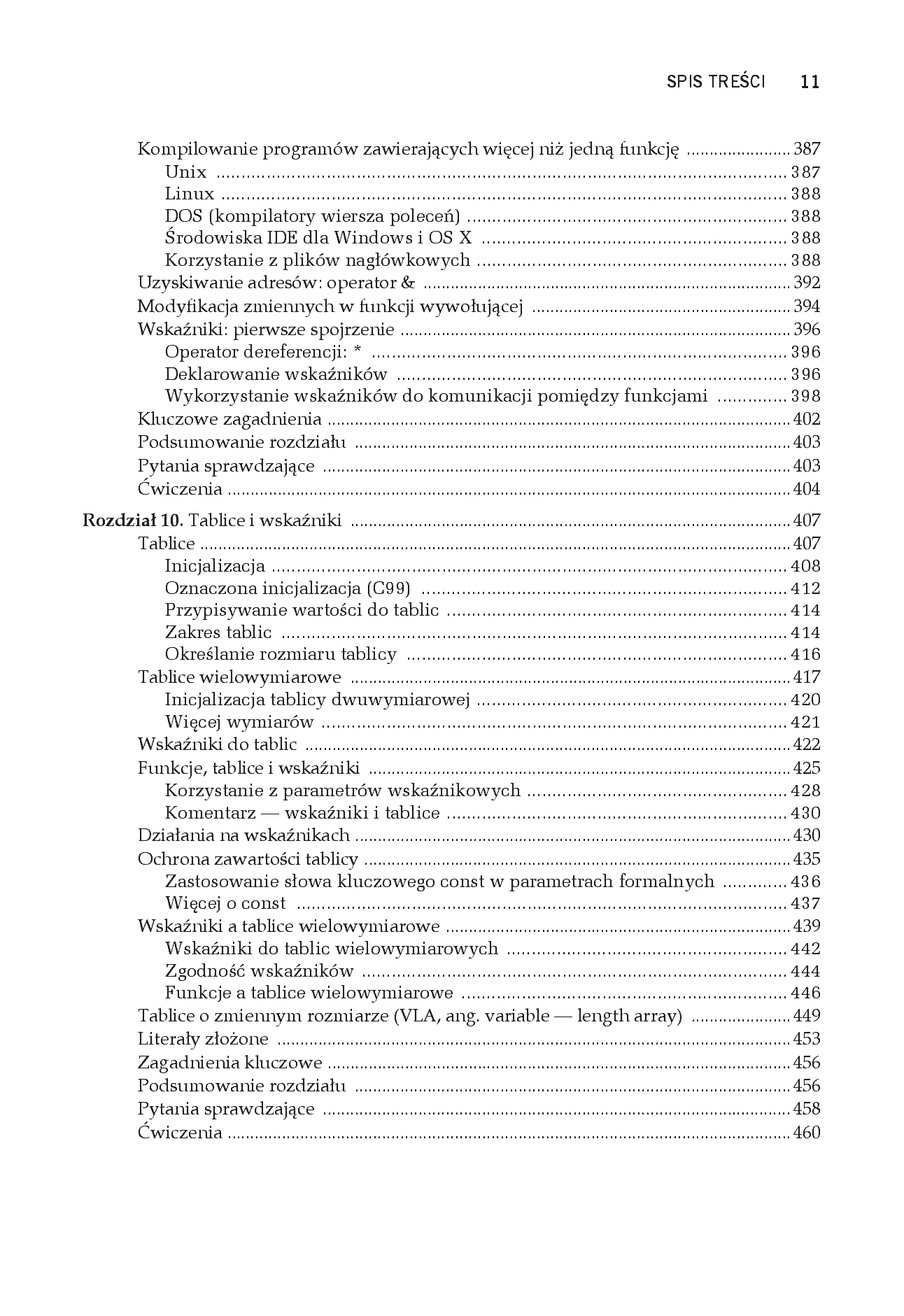 Fragment „Język C. Szkoła programowania. Wydanie VI” — strona 9 z 30