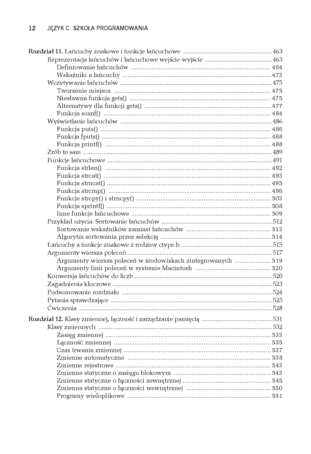 Fragment „Język C. Szkoła programowania. Wydanie VI” — strona 10 z 30