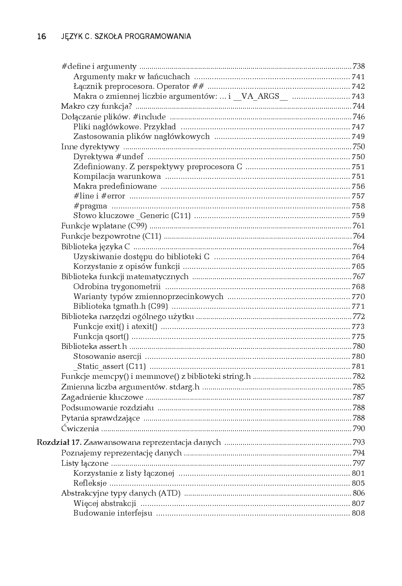 Fragment „Język C. Szkoła programowania. Wydanie VI” — strona 14 z 30