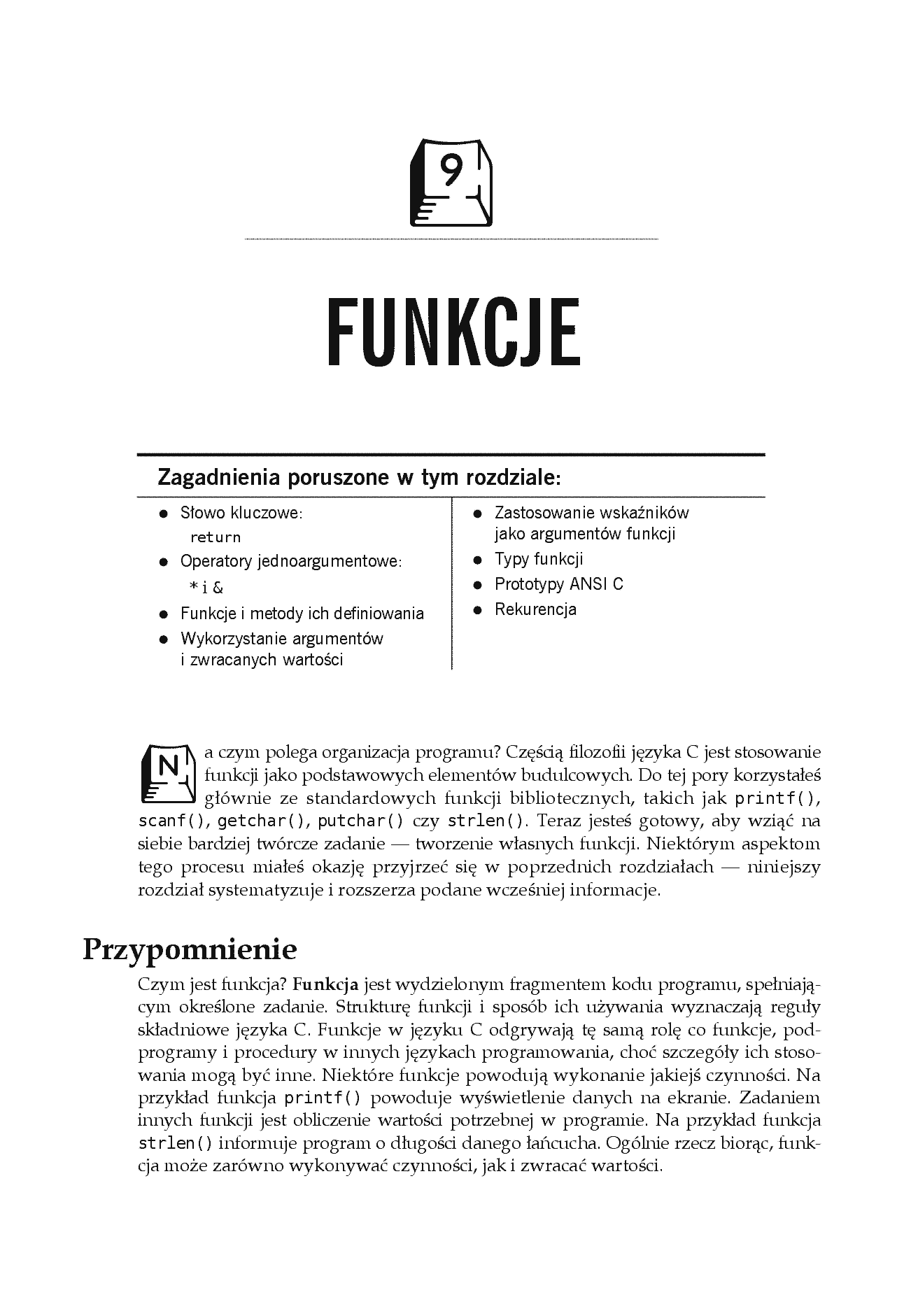 Fragment „Język C. Szkoła programowania. Wydanie VI” — strona 17 z 30