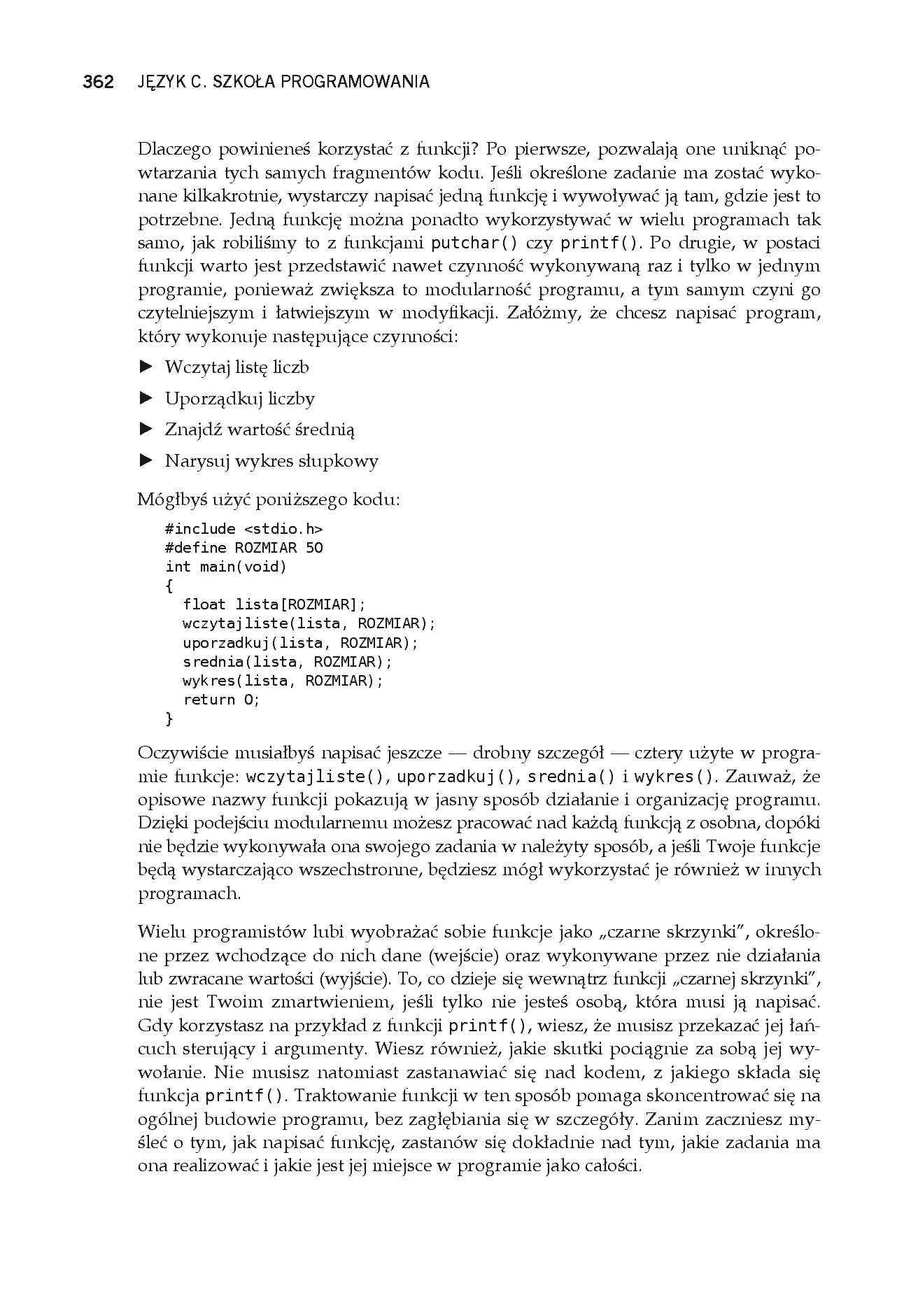 Fragment „Język C. Szkoła programowania. Wydanie VI” — strona 18 z 30