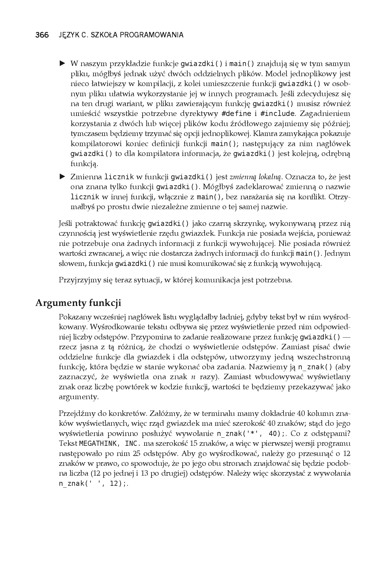 Fragment „Język C. Szkoła programowania. Wydanie VI” — strona 22 z 30