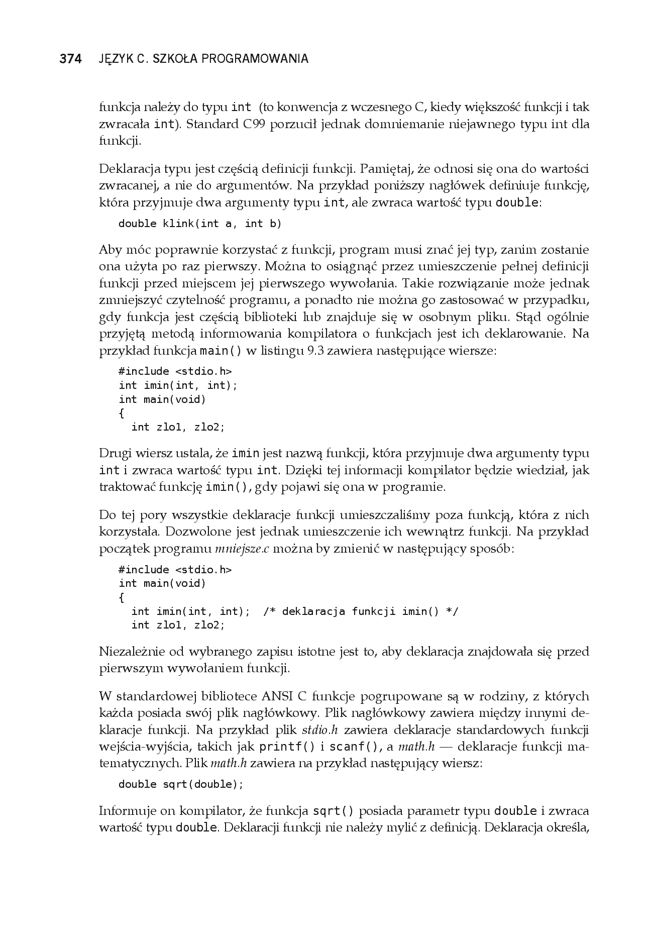 Fragment „Język C. Szkoła programowania. Wydanie VI” — strona 30 z 30