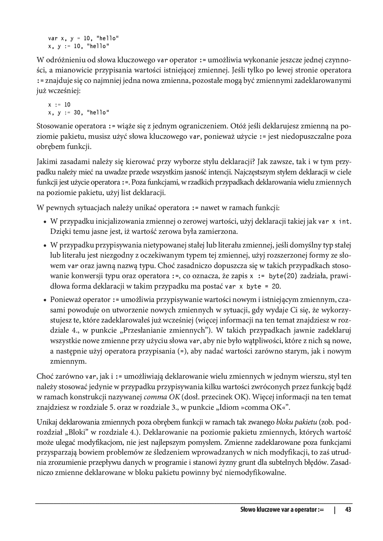 Fragment „Język Go. Tworzenie idiomatycznego kodu w praktyce” — strona 22 z 30