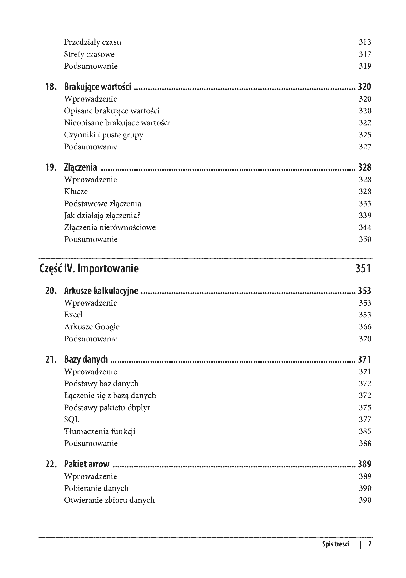 Fragment „Język R w data science. Importowanie, porządkowanie, przekształcanie, wizualizowanie i modelowanie danych. Wydanie II” — strona 7 z 30