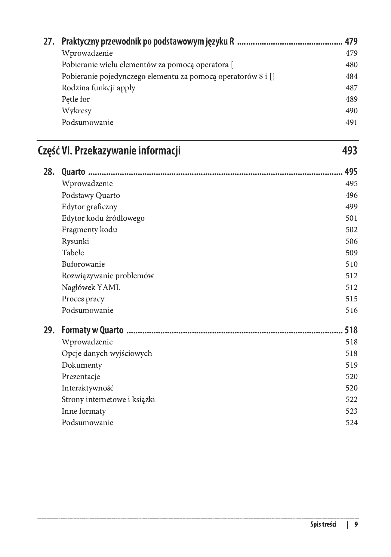 Fragment „Język R w data science. Importowanie, porządkowanie, przekształcanie, wizualizowanie i modelowanie danych. Wydanie II” — strona 9 z 30