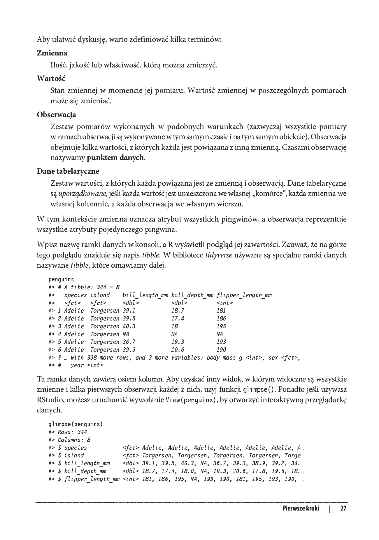 Fragment „Język R w data science. Importowanie, porządkowanie, przekształcanie, wizualizowanie i modelowanie danych. Wydanie II” — strona 13 z 30