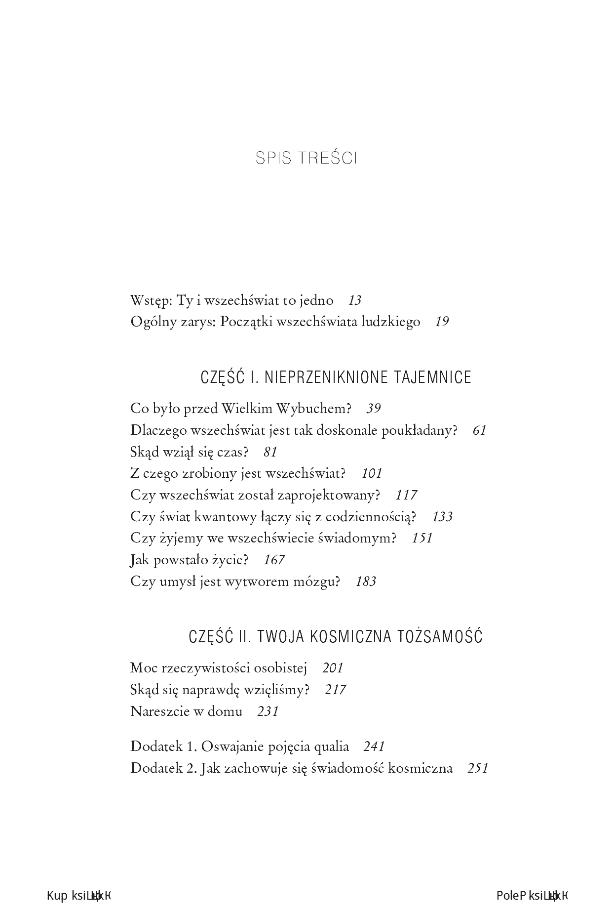 Fragment „Jesteś wszechświatem. Odkryj swoją kosmiczną tożsamość” — strona 3 z 24