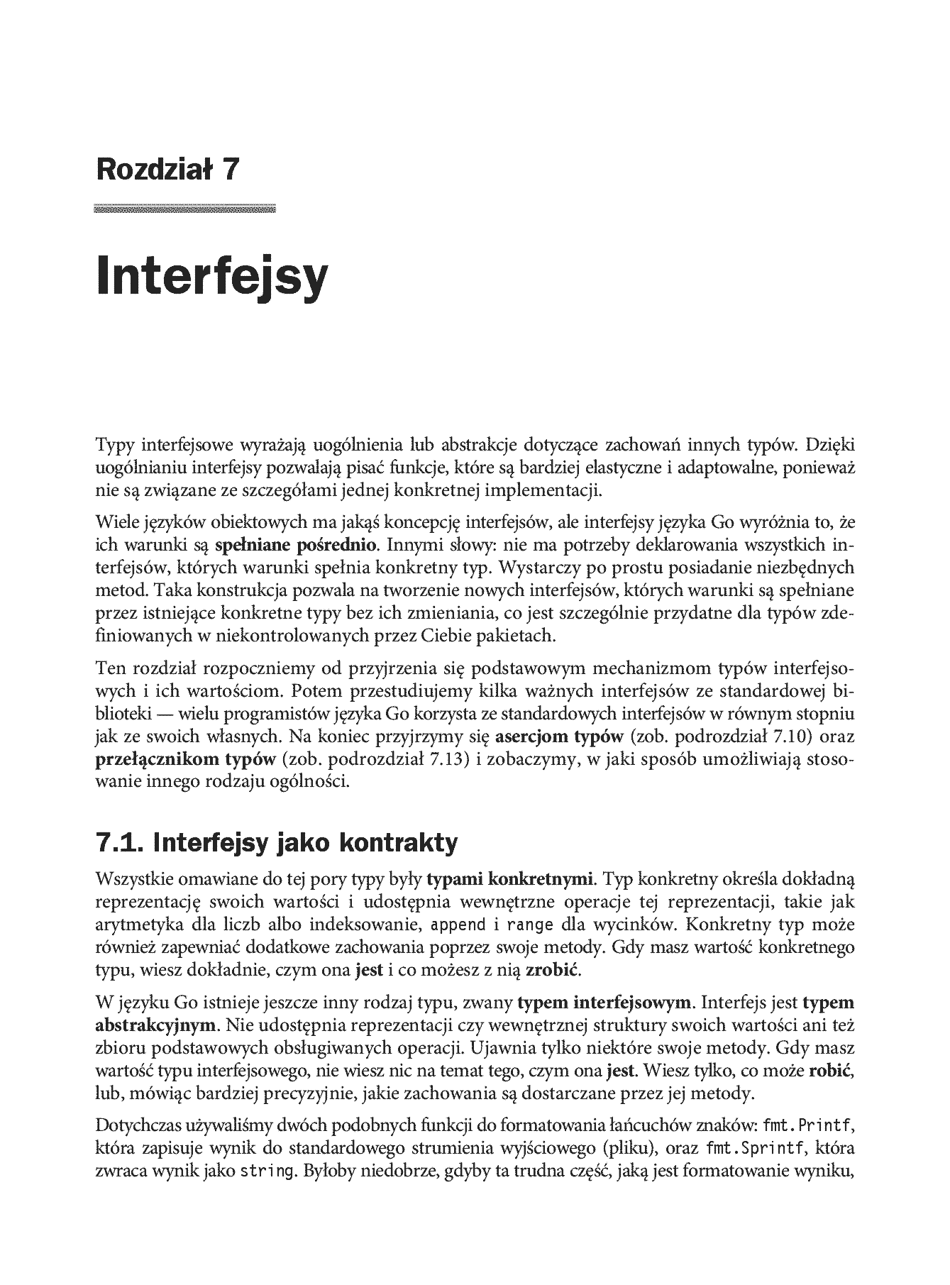 Fragment „Język Go. Poznaj i programuj” — strona 7 z 30
