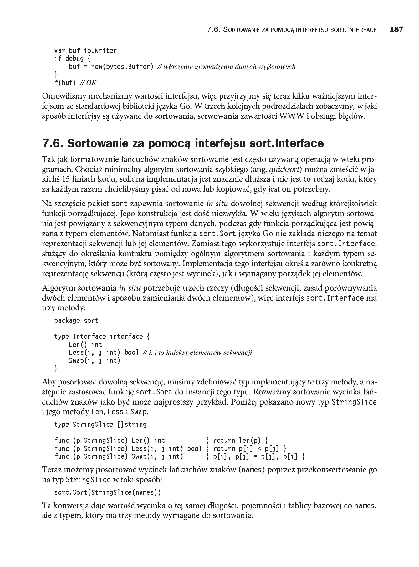 Fragment „Język Go. Poznaj i programuj” — strona 21 z 30