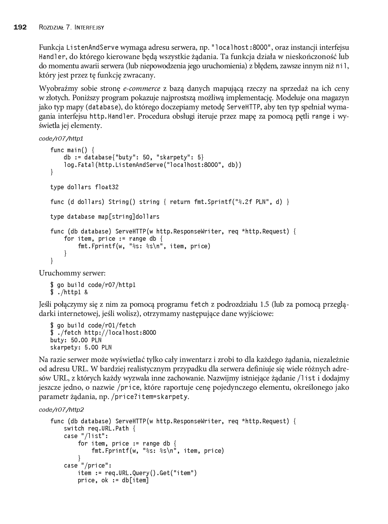 Fragment „Język Go. Poznaj i programuj” — strona 26 z 30